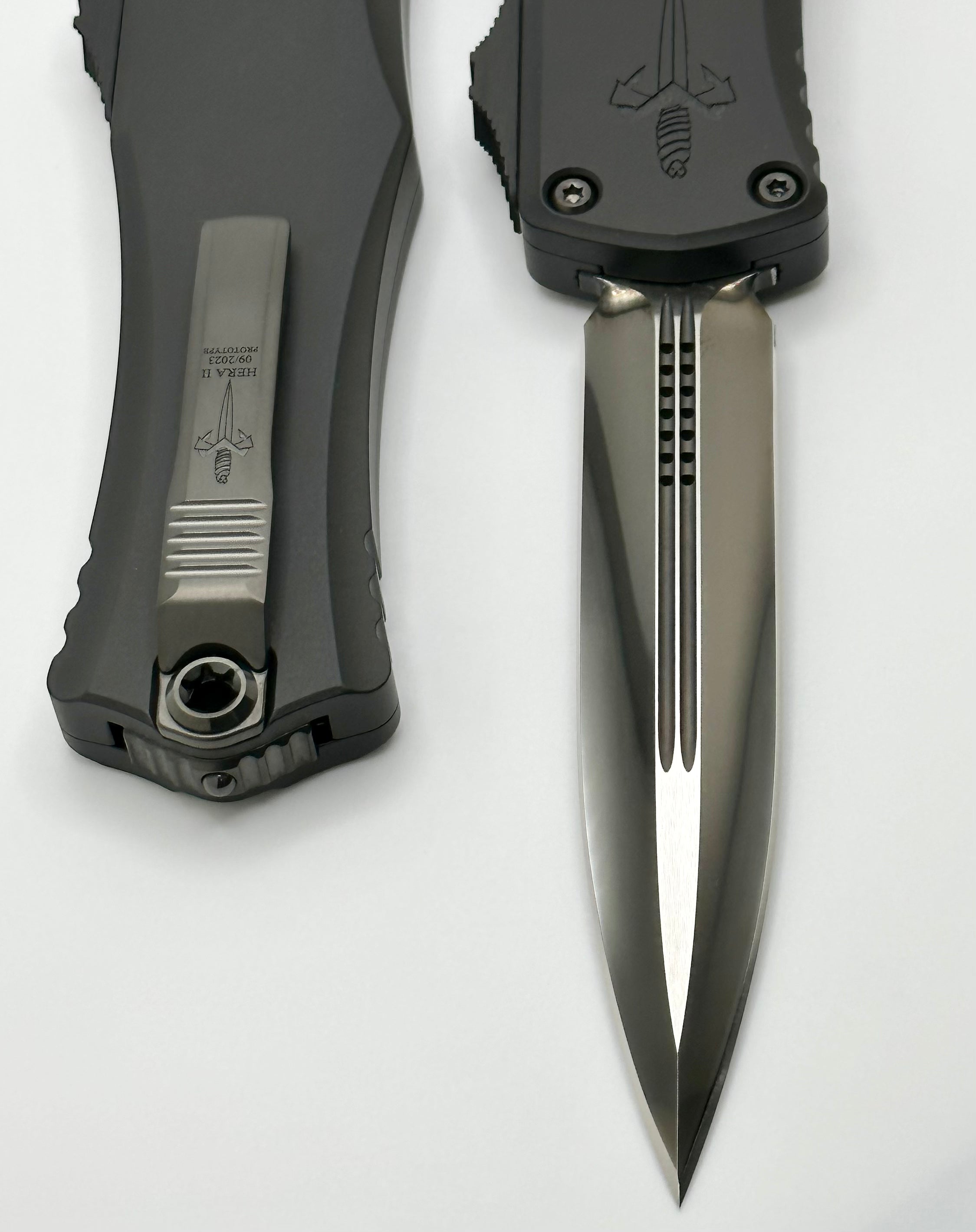 Marfione Custom Hera II DLC Diamondwash Tactical Knife - Prototype Edition