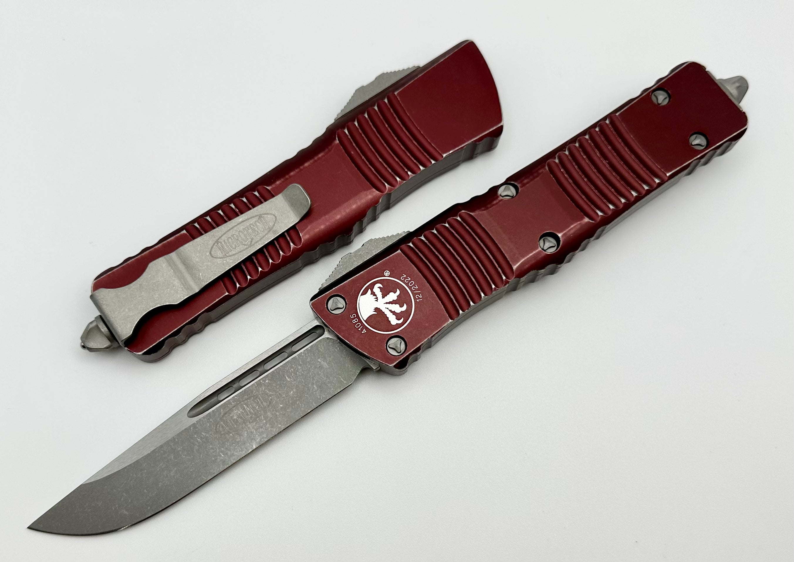 Microtech Combat Troodon Apocalyptic Merlot - Ultimate Tactical OTF Knife