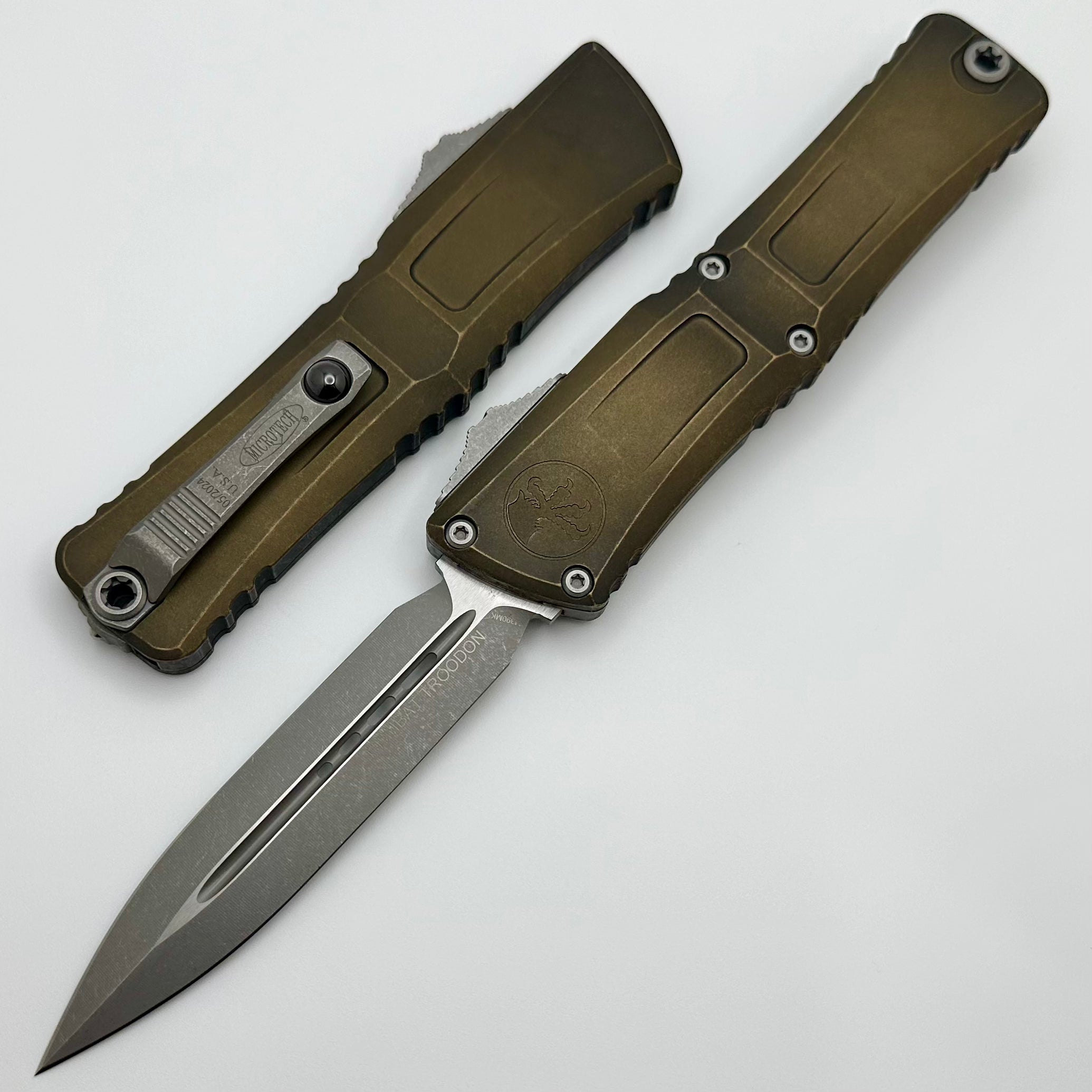 Microtech Premium Combat Troodon Gen III Apocalyptic Tan Tactical Knife