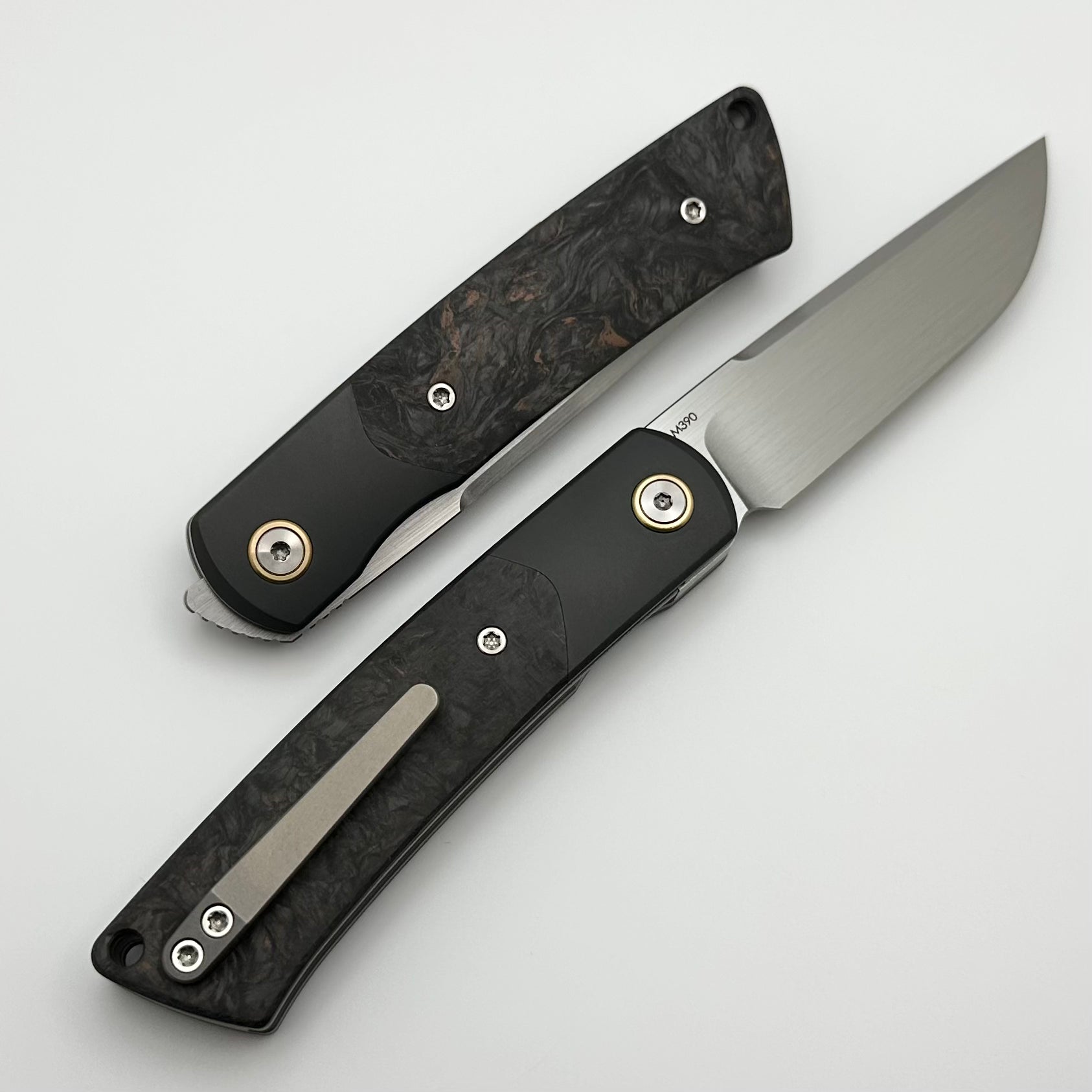 Reate Knives Tribute: Premium Zirconium & Dark Matter Copper Fat Carbon EDC Knife