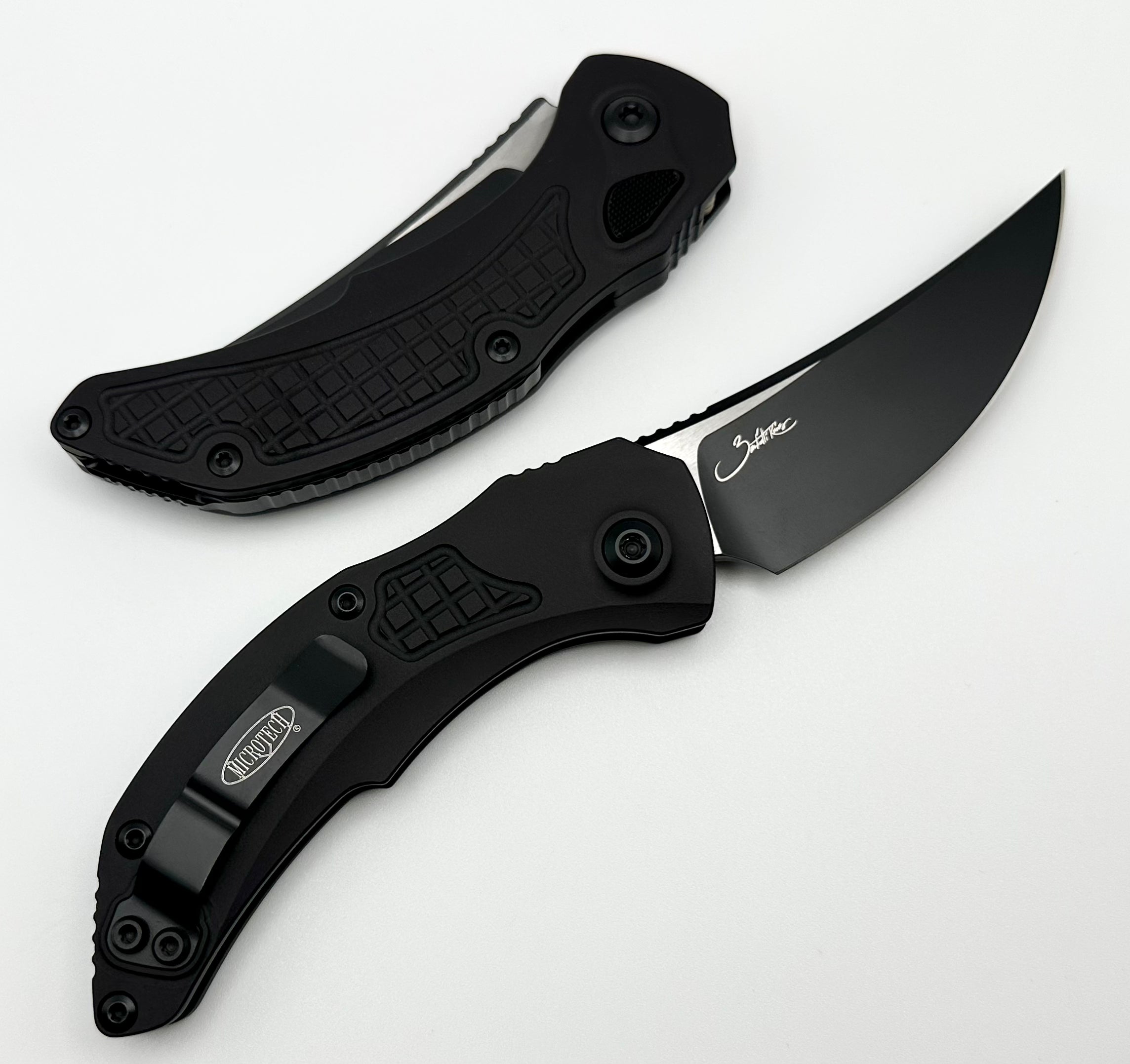 Premium Microtech Brachial Tactical Knife - Black & Standard 268A-1T