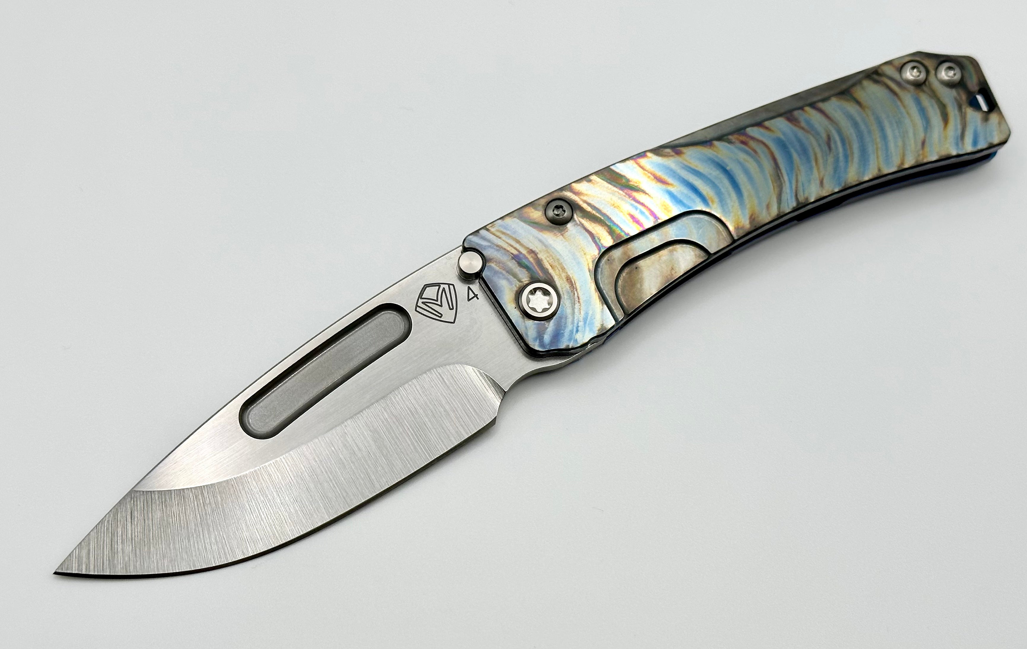 Medford Slim Midi Tsunami EDC Knife - Premium S45VN Blade & Flamed Finish