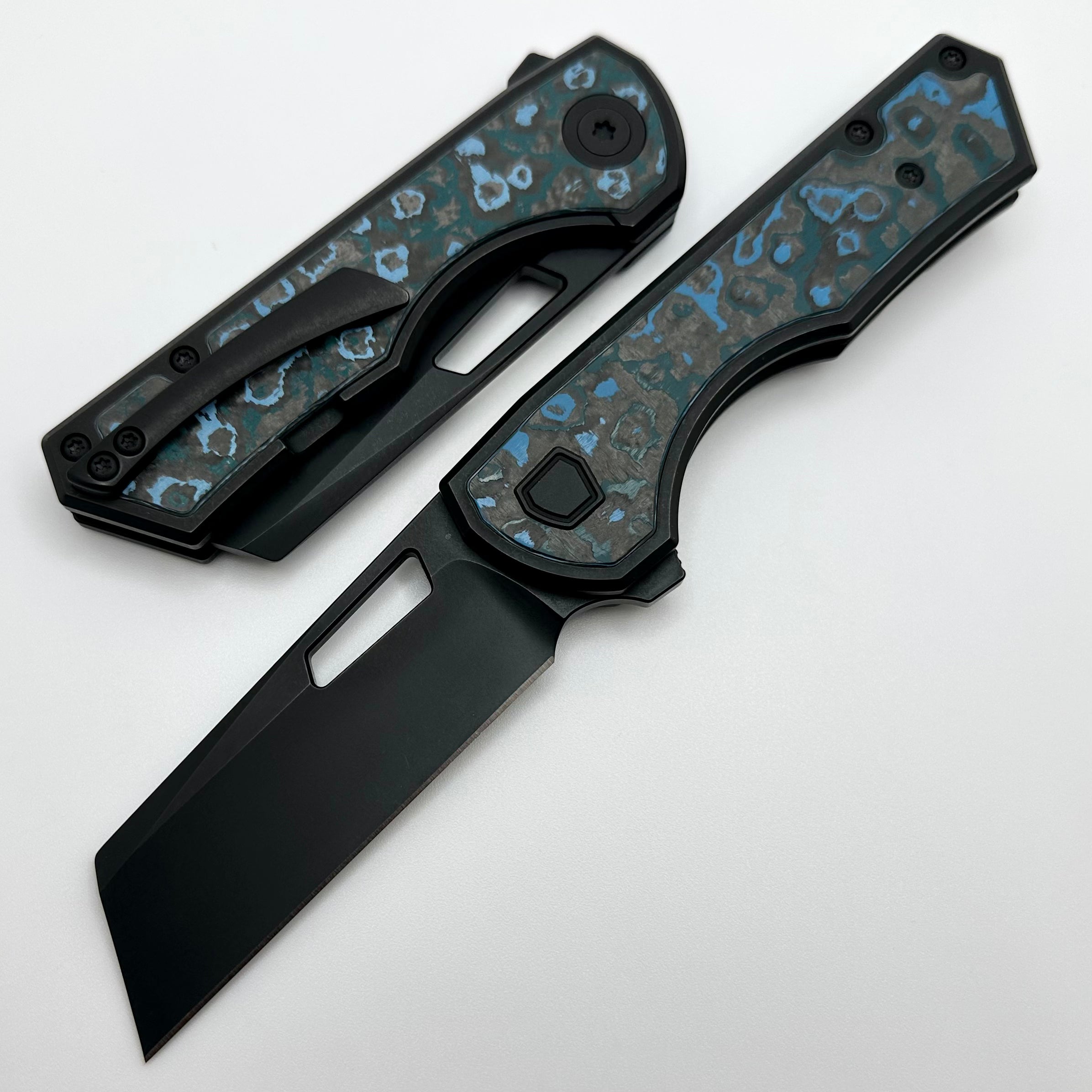 Premium Brian Brown Knives Yeager-M V3 Flipper - Arctic Storm Exclusive Edition