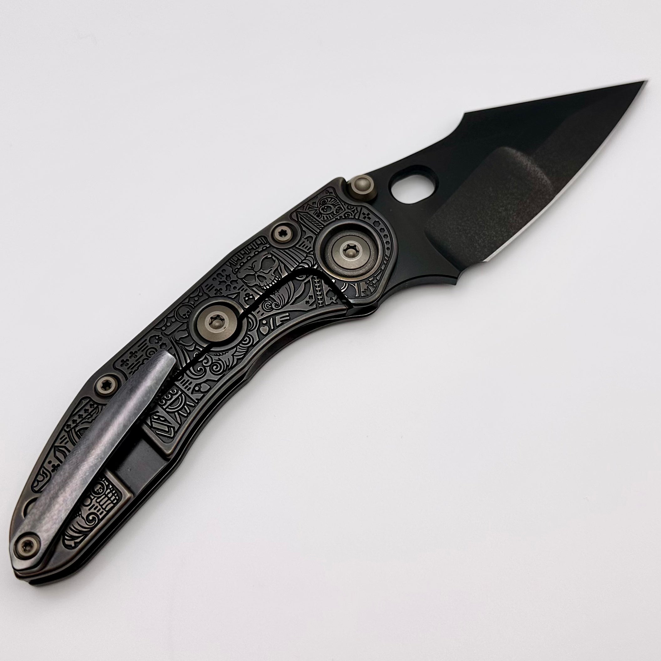 Borka Blades Premium Kingsman Stitch | DLC Compound Grind & Bronzed Hardware