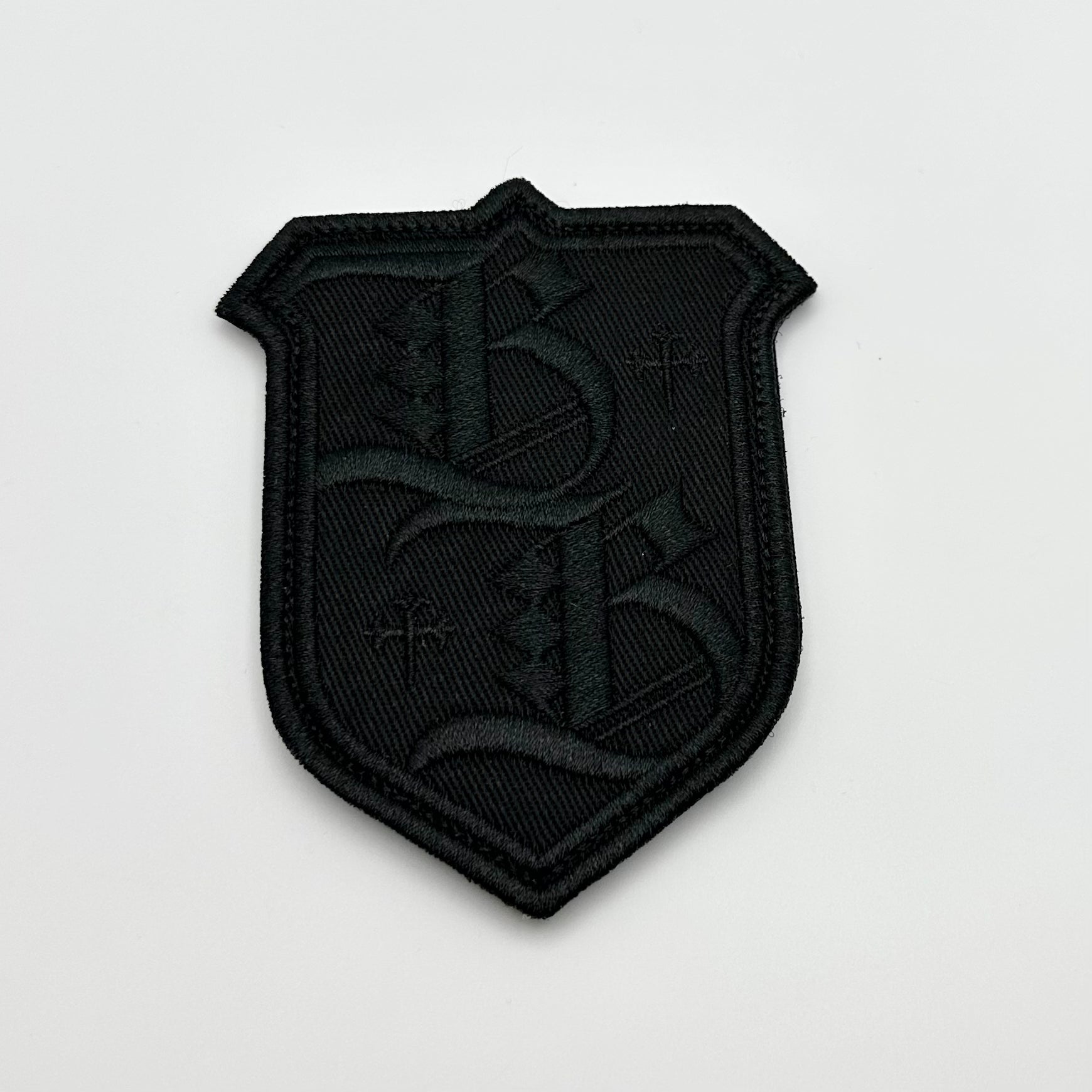 Premium Borka Blades Black Crest Velcro Patch - Limited Edition