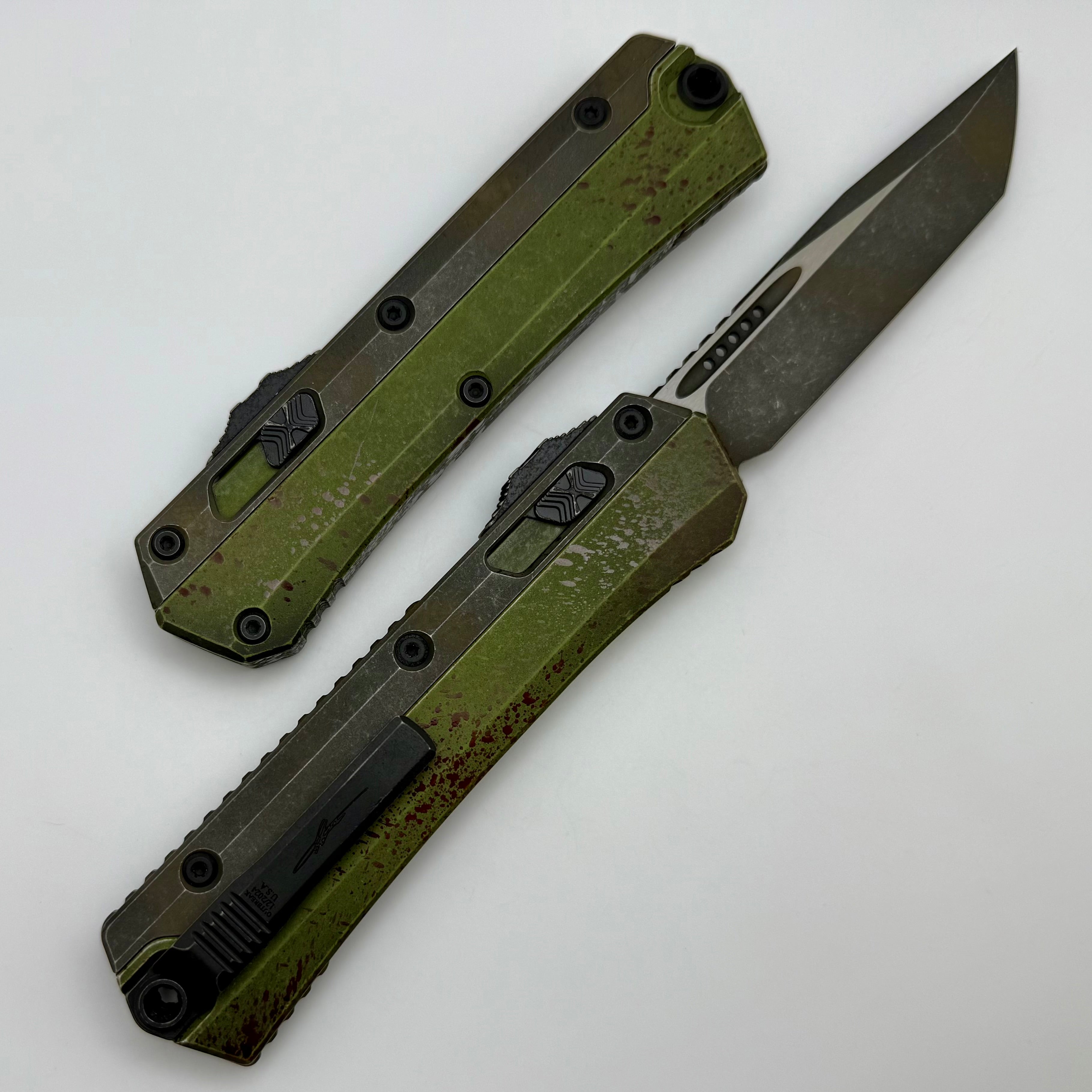 Microtech Glykon Outbreak Tanto M390MK - Premium Tactical Knife