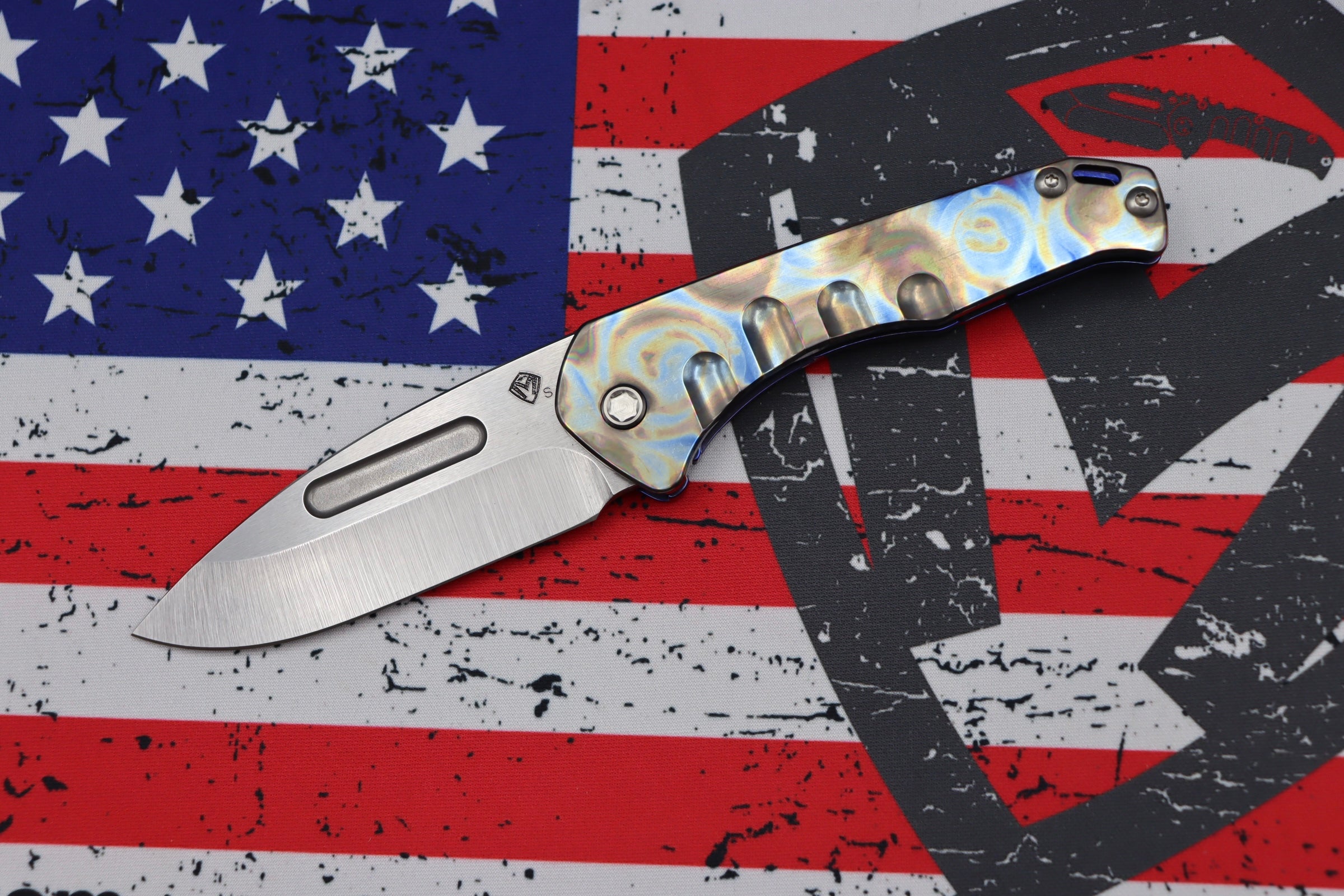 Medford Praetorian Slim Tanto - Premium S35VN Blade & Flamed Titanium Handle