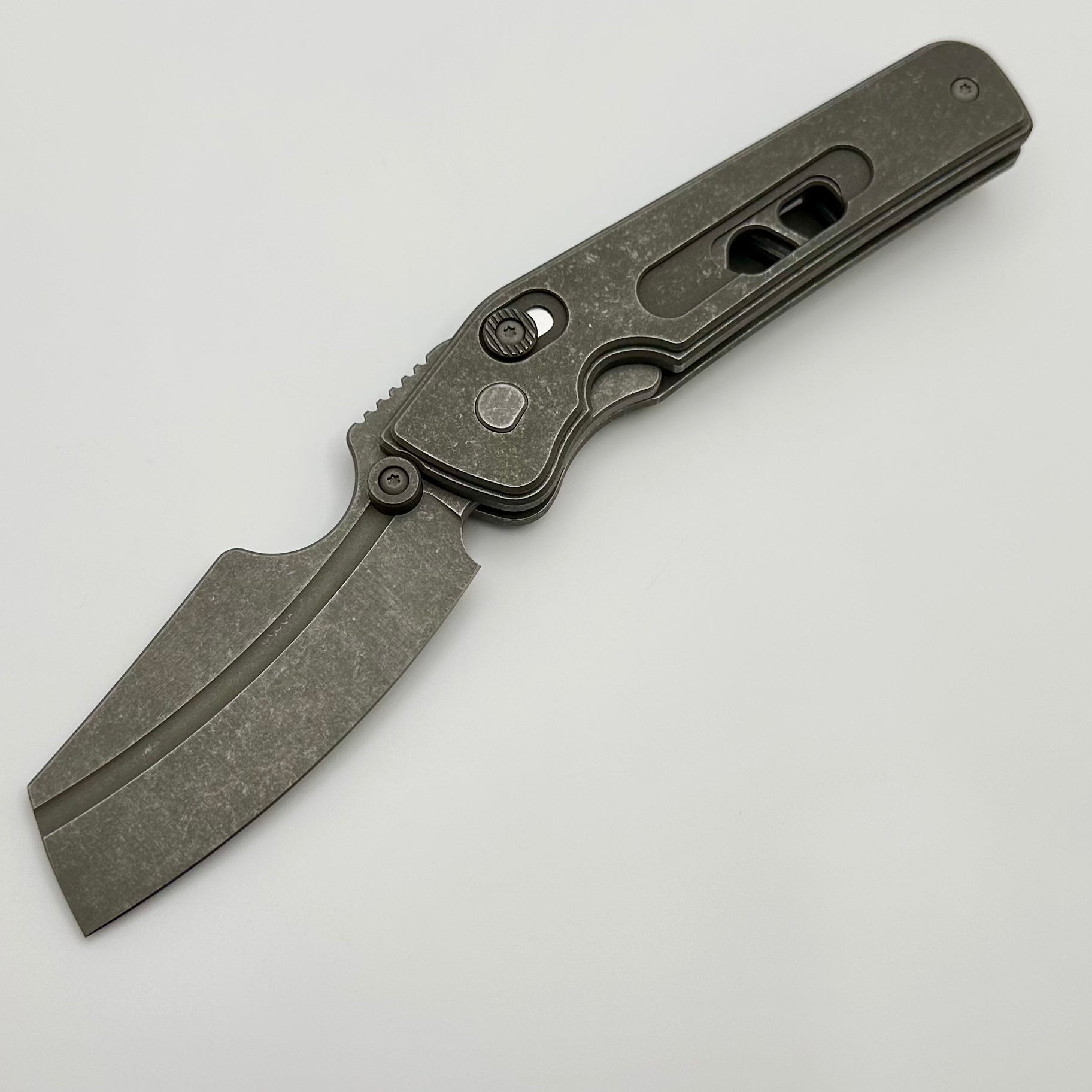 Serge Knives Rook Milled Titanium & CPM-20CV - Ultimate Precision EDC