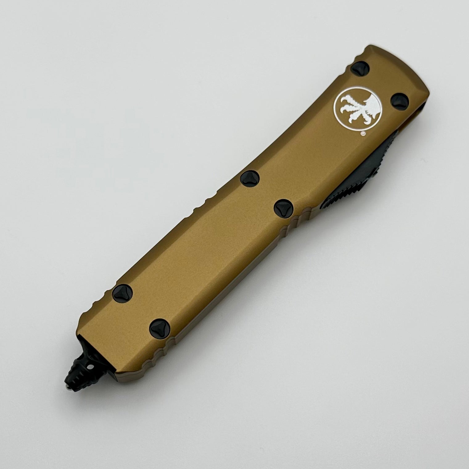 Microtech Ultratech Premium Black Double Edge & Tan Tactical Knife