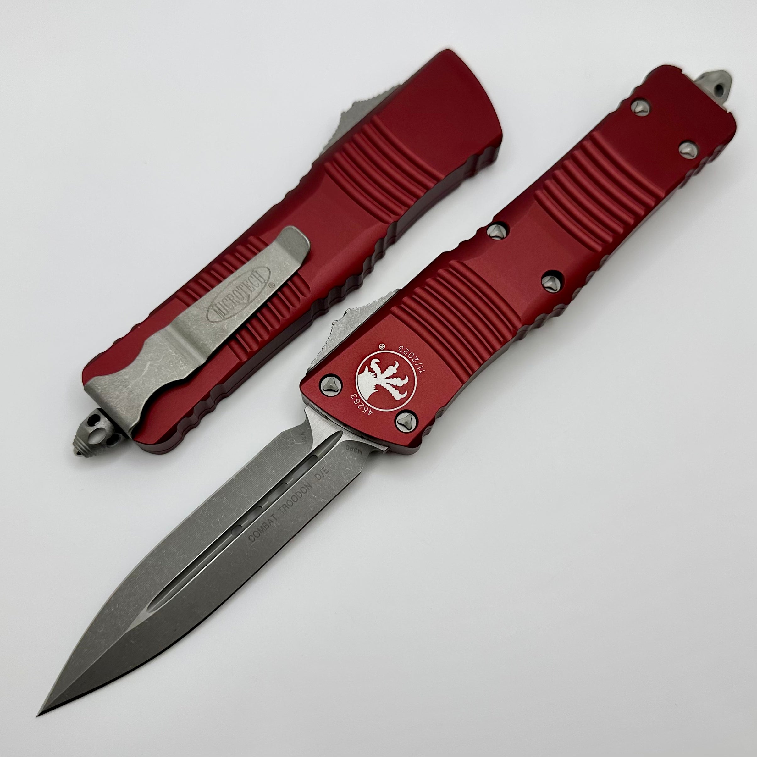 Microtech Combat Troodon Merlot Apocalyptic - Premium Tactical OTF Knife