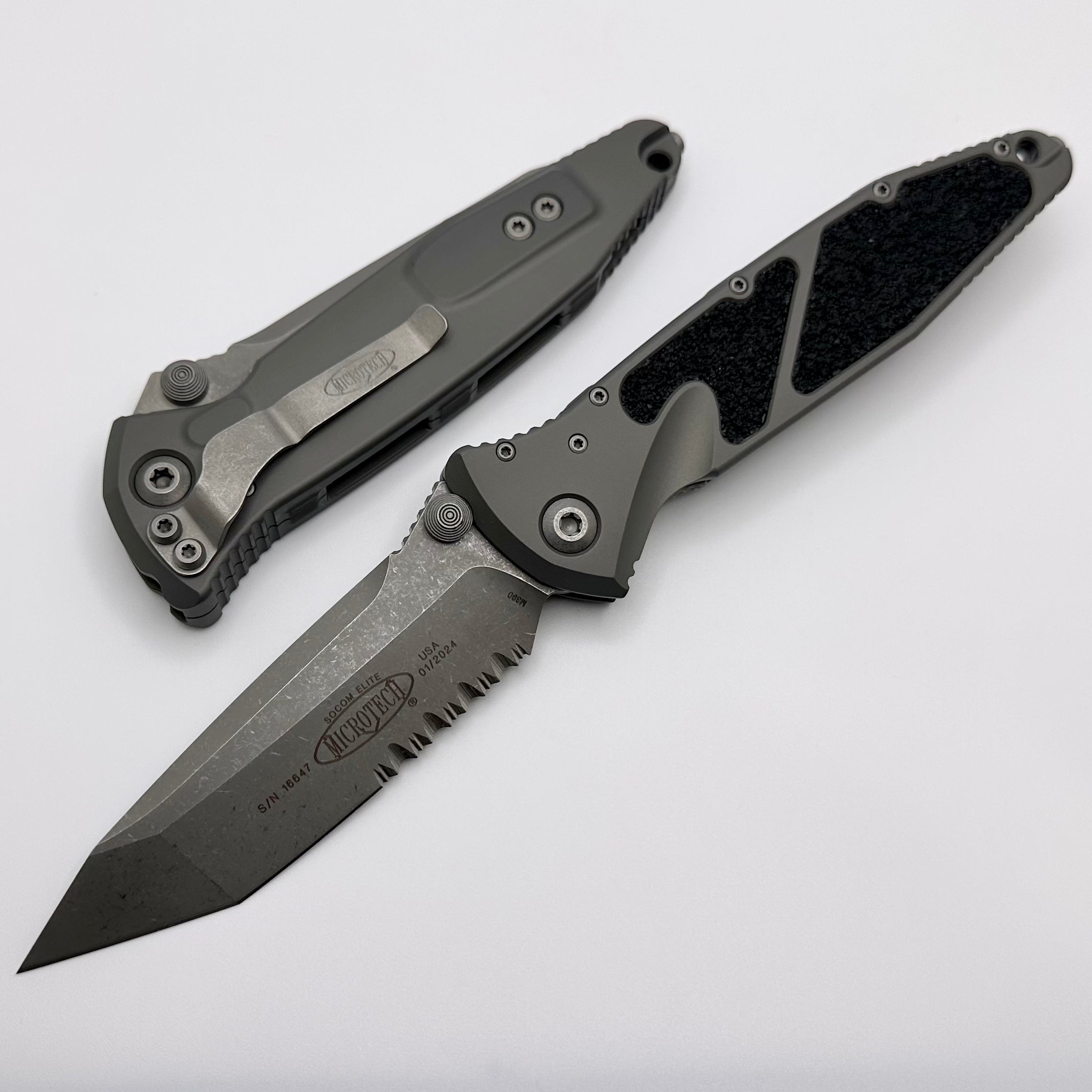 Microtech Socom Elite Tanto Edge Manual Folding Knife - Premium Tactical Utility Blade