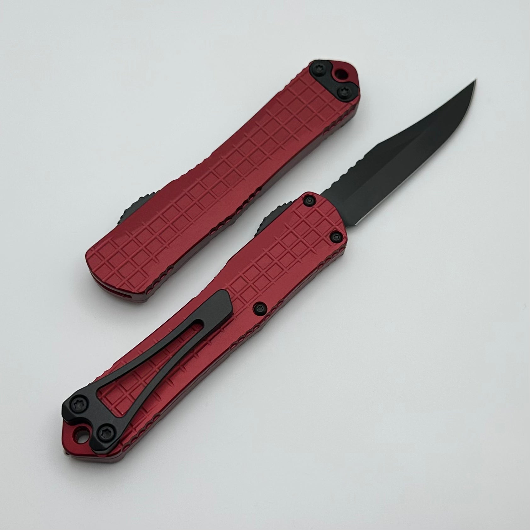 Heretic Knives Manticore S Red Grenade Frag - Premium DLC Bowie Magnacut EDC Knife