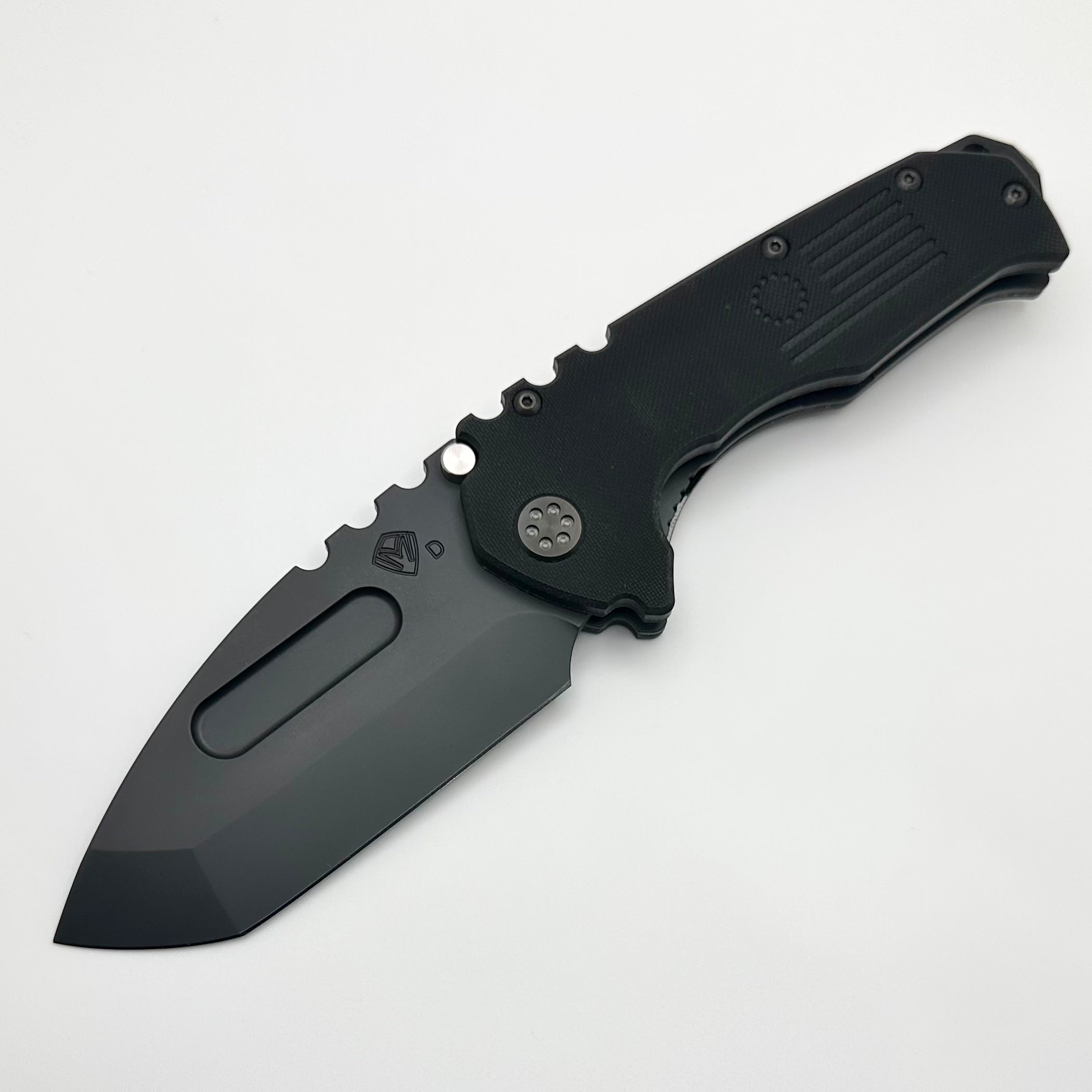 Medford Scout M/P Praetorian Tactical Knife - Black G10 & DLC D2 Tanto Blade