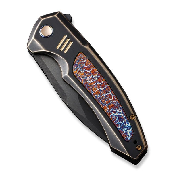 Ultimate Hyperactive Flipper Knife - Premium Black Titanium Handle with Vanax Blade
