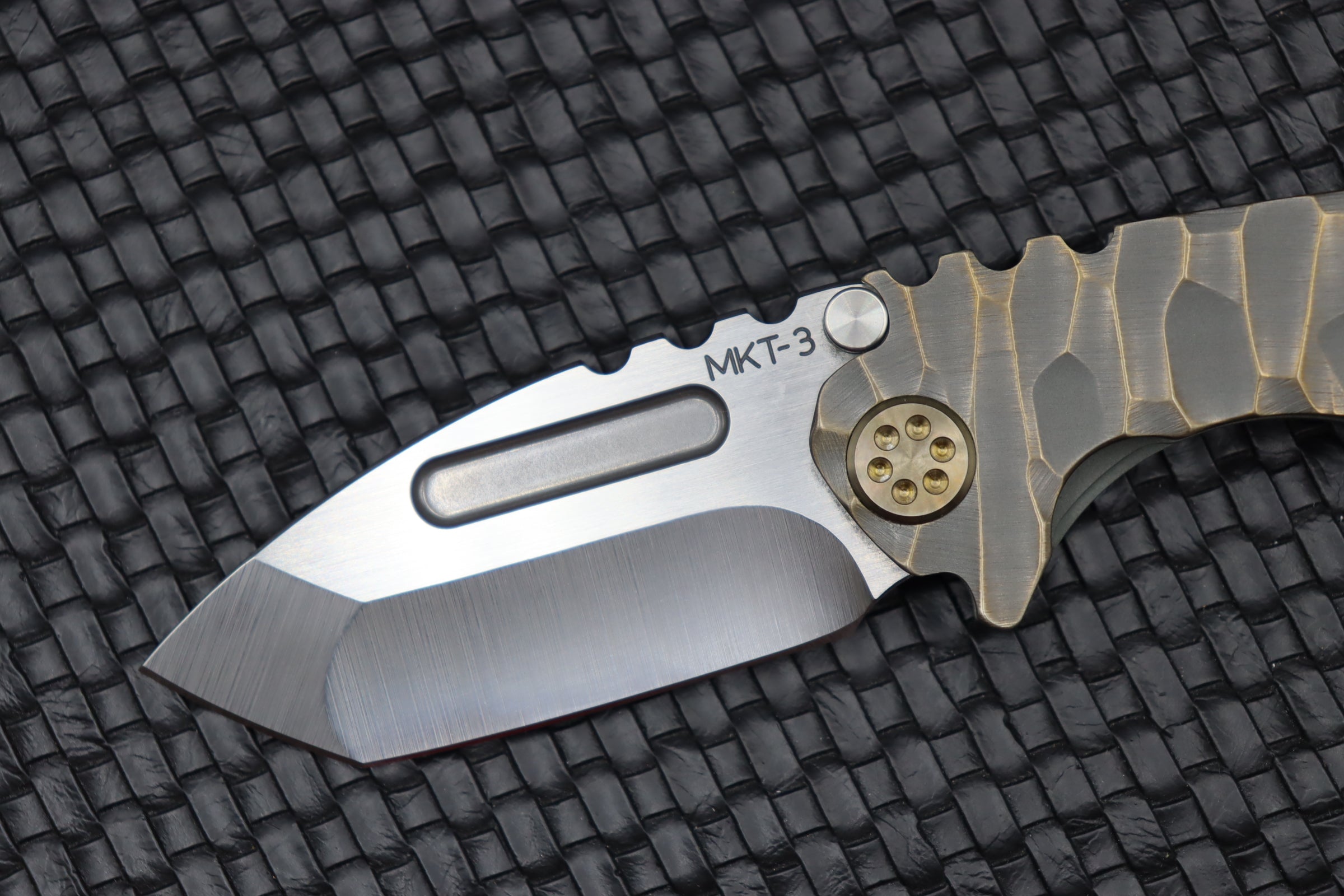 Medford Micro Praetorian T - Premium Compact Tactical Knife with Bronze Accents