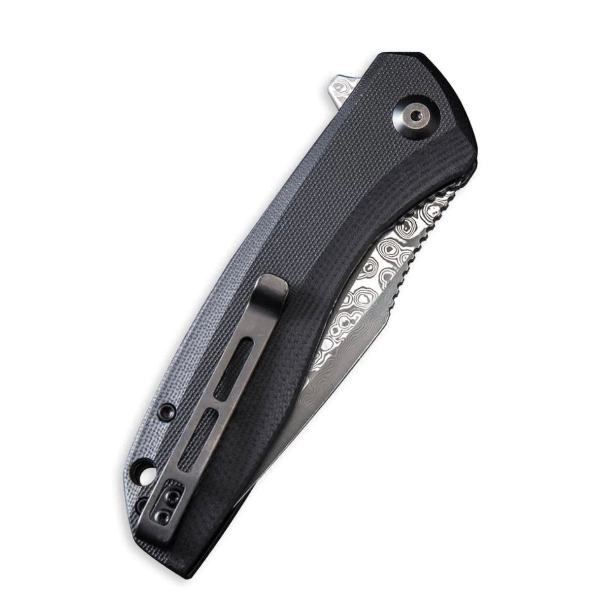 Civivi Baklash Premium Damascus Folding Knife with G-10 Handle