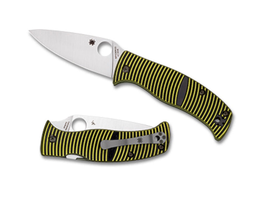 Spyderco Caribbean Ultimate EDC Knife - Black/Yellow G-10 & LC200N C217GP