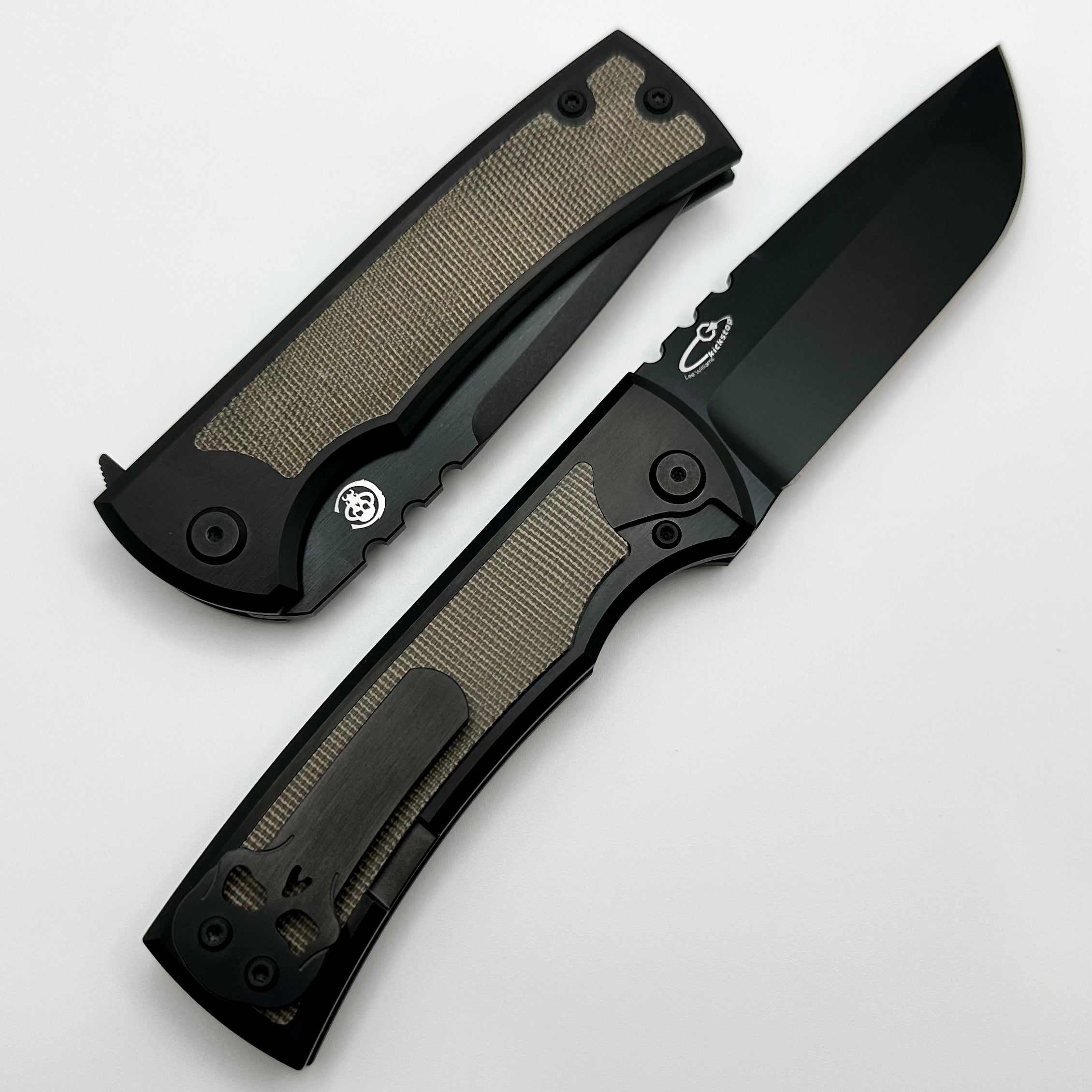 Chaves Ultramar Redencion 229 Kickstop: Premium Green Micarta & M390 PVD Blade