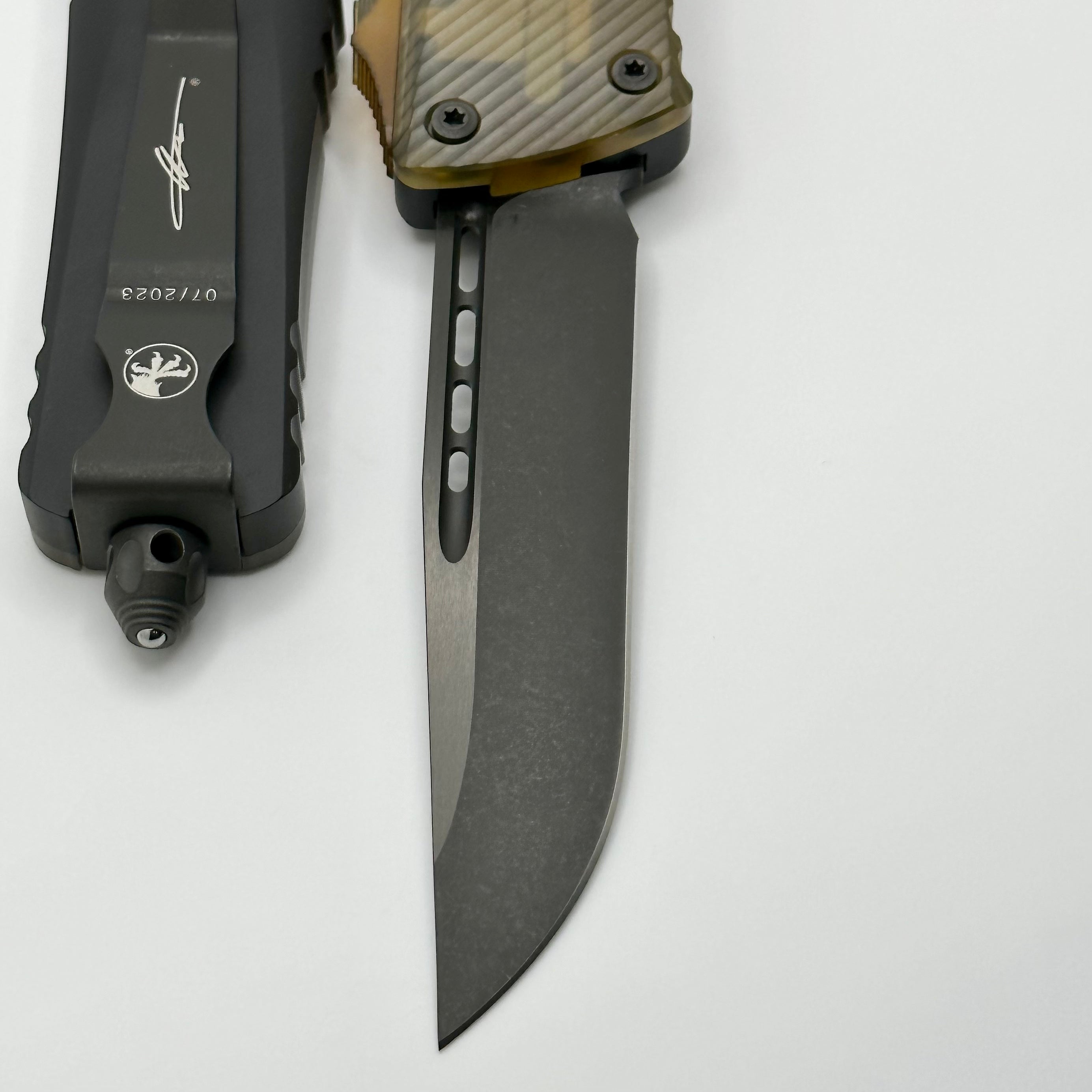 Microtech Combat Troodon DLC Single Edge - Premium Tactical Knife