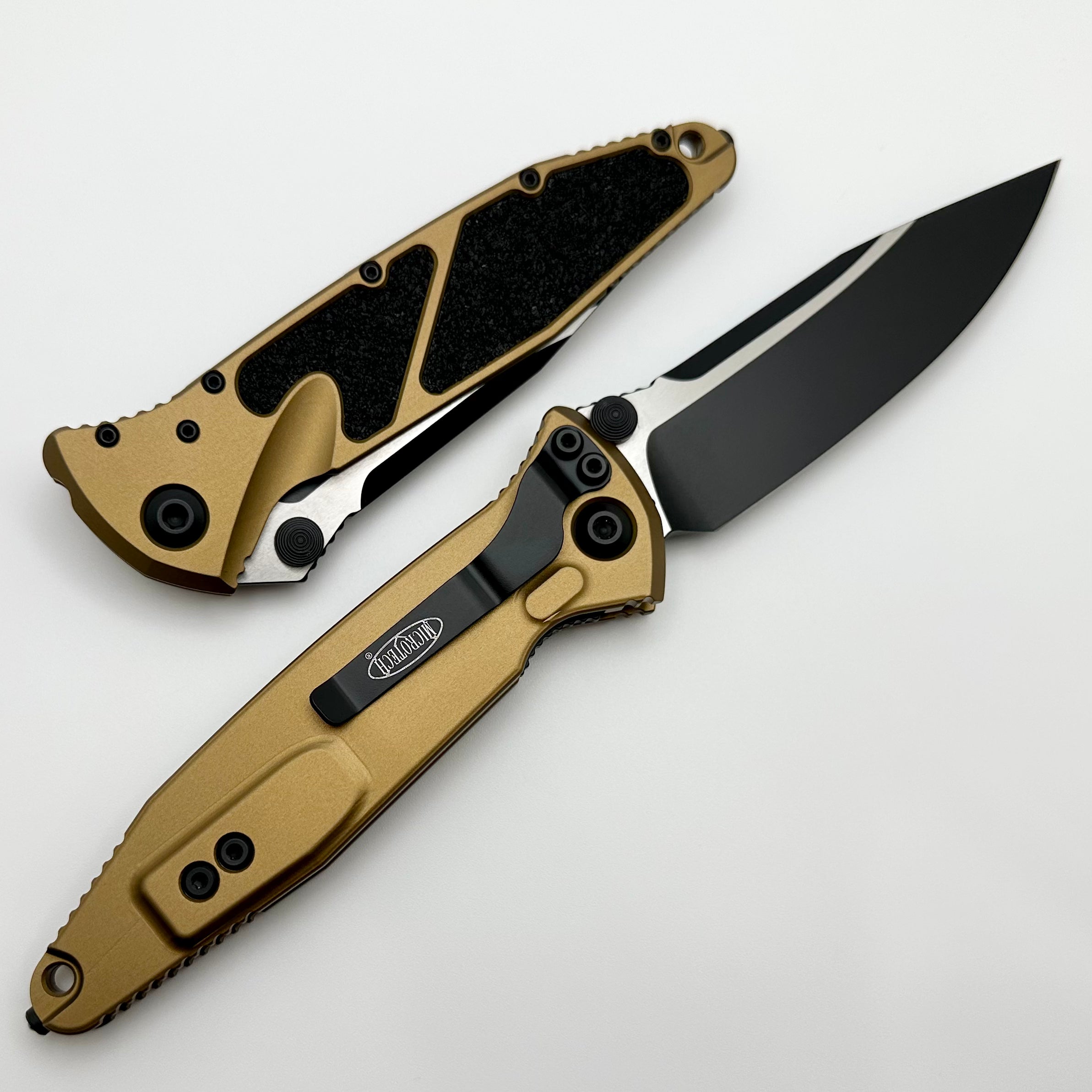 Microtech Socom Elite Manual Tactical Knife - Premium Tan Handle