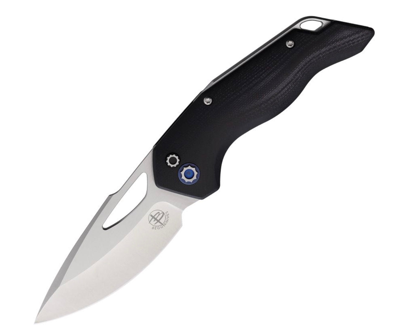 Begg Knives Galaxy Premium EDC Knife - Black G-10 Handles & VG10 Steel