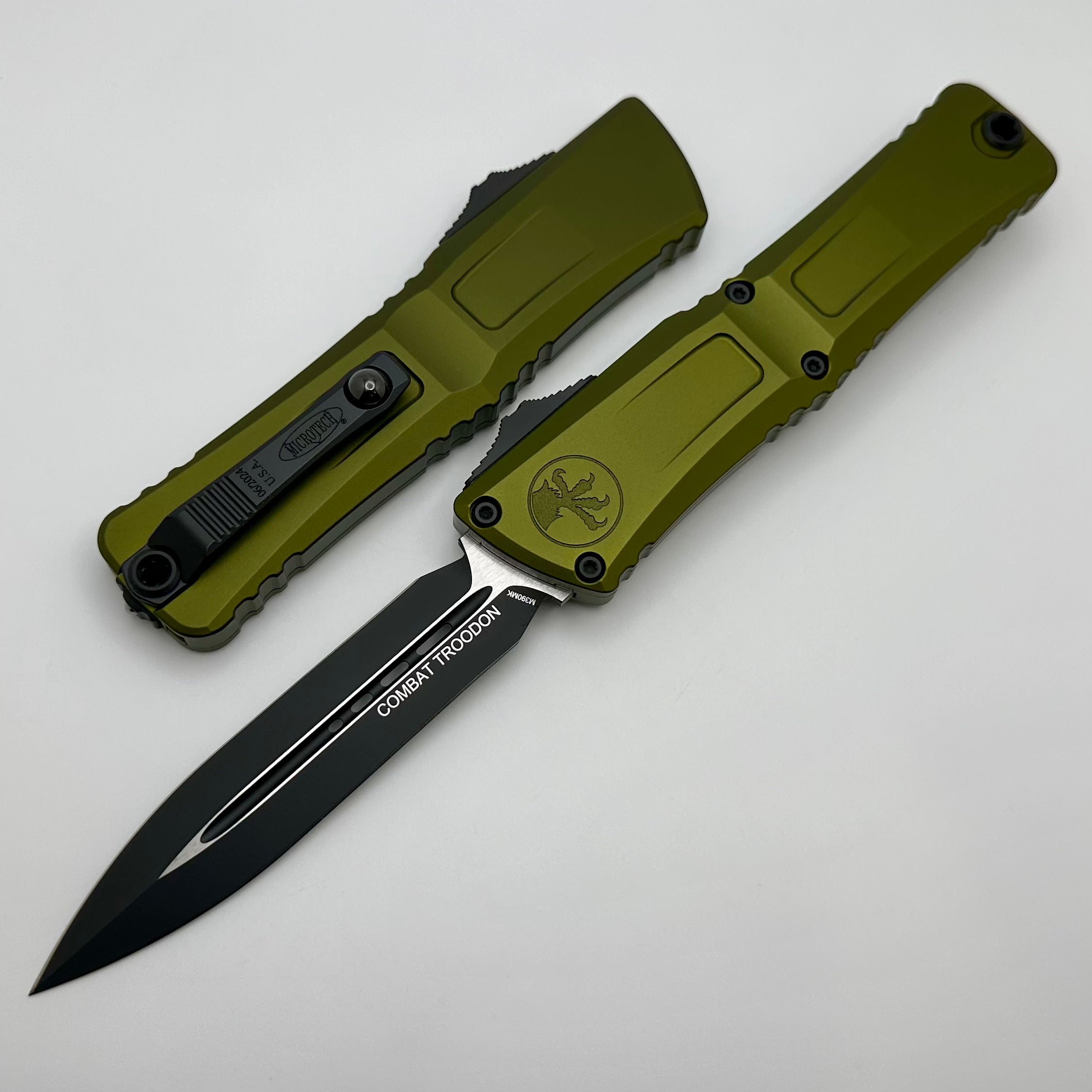 Microtech Premium Combat Troodon Gen III - Ultimate Tactical Knife with OD Green Handle