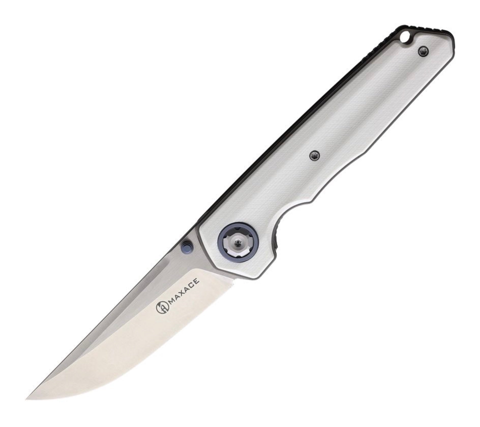 Maxace Samurai 2.0 Premium EDC Knife - White G-10 Handle & K110 Blade