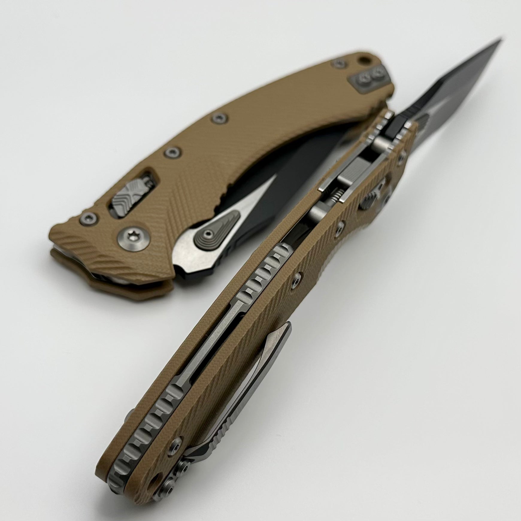 Microtech Amphibian RAM LOK Tactical Knife - Premium G-10 & M390MK Blade