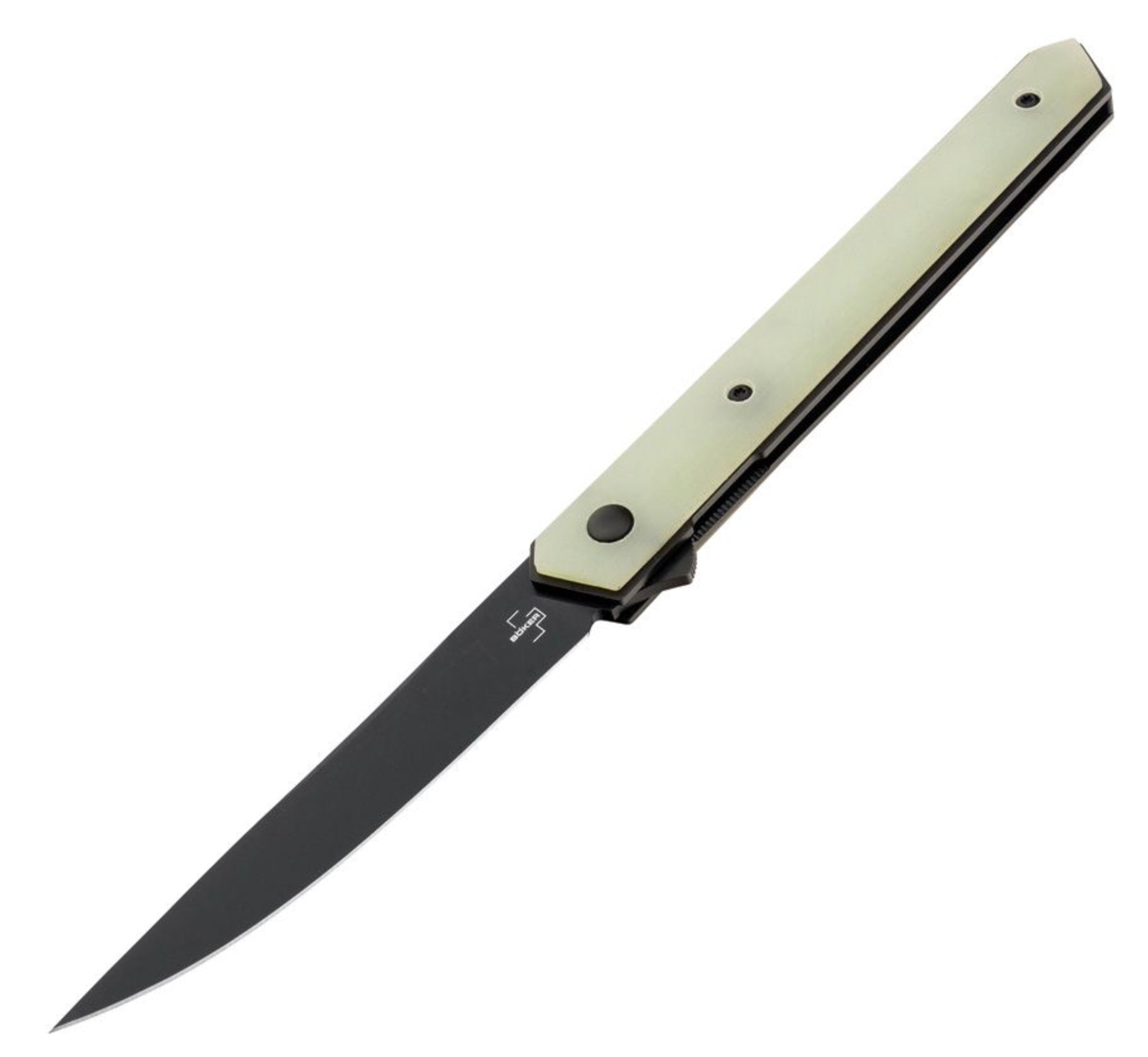 Boker Kwaiken Flipper Linerlock | Premium Jade G-10 & Black VG-10 BO343