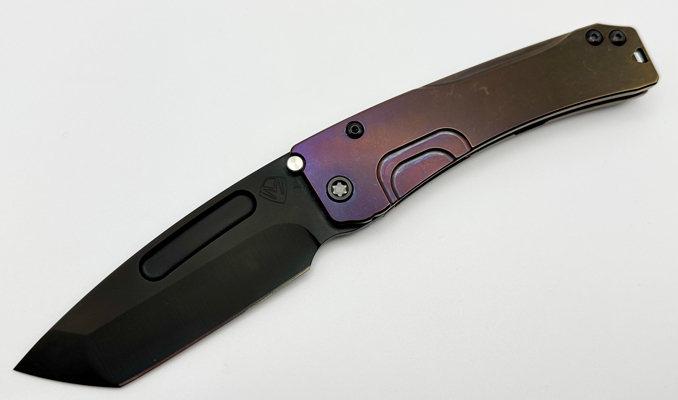 Medford Slim Midi Tanto EDC Knife - Premium S45VN Blade & Bronze-Violet Fade Handles