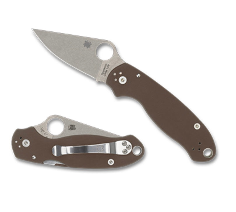 Spyderco Para 3 Ultimate Edition - Brown G-10 & CPM 15V Sprint Run