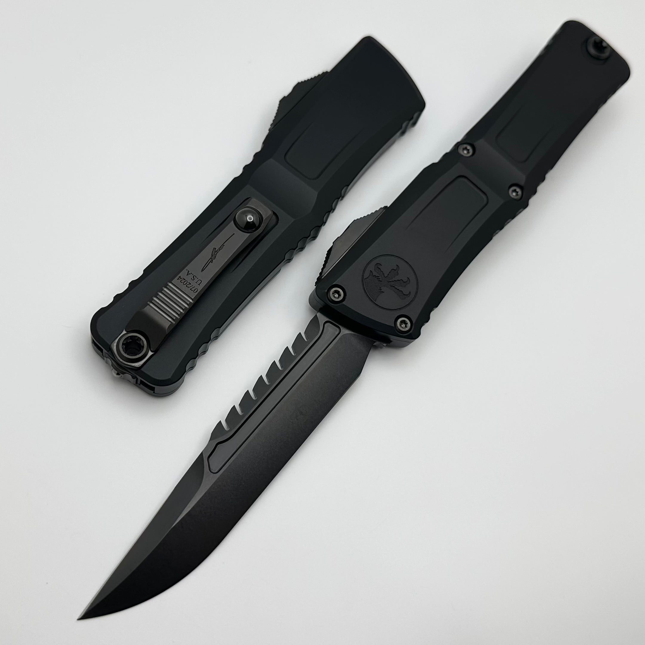 Microtech Ultimate Combat Troodon Gen III Shadow Series - Premium Tactical OTF Knife