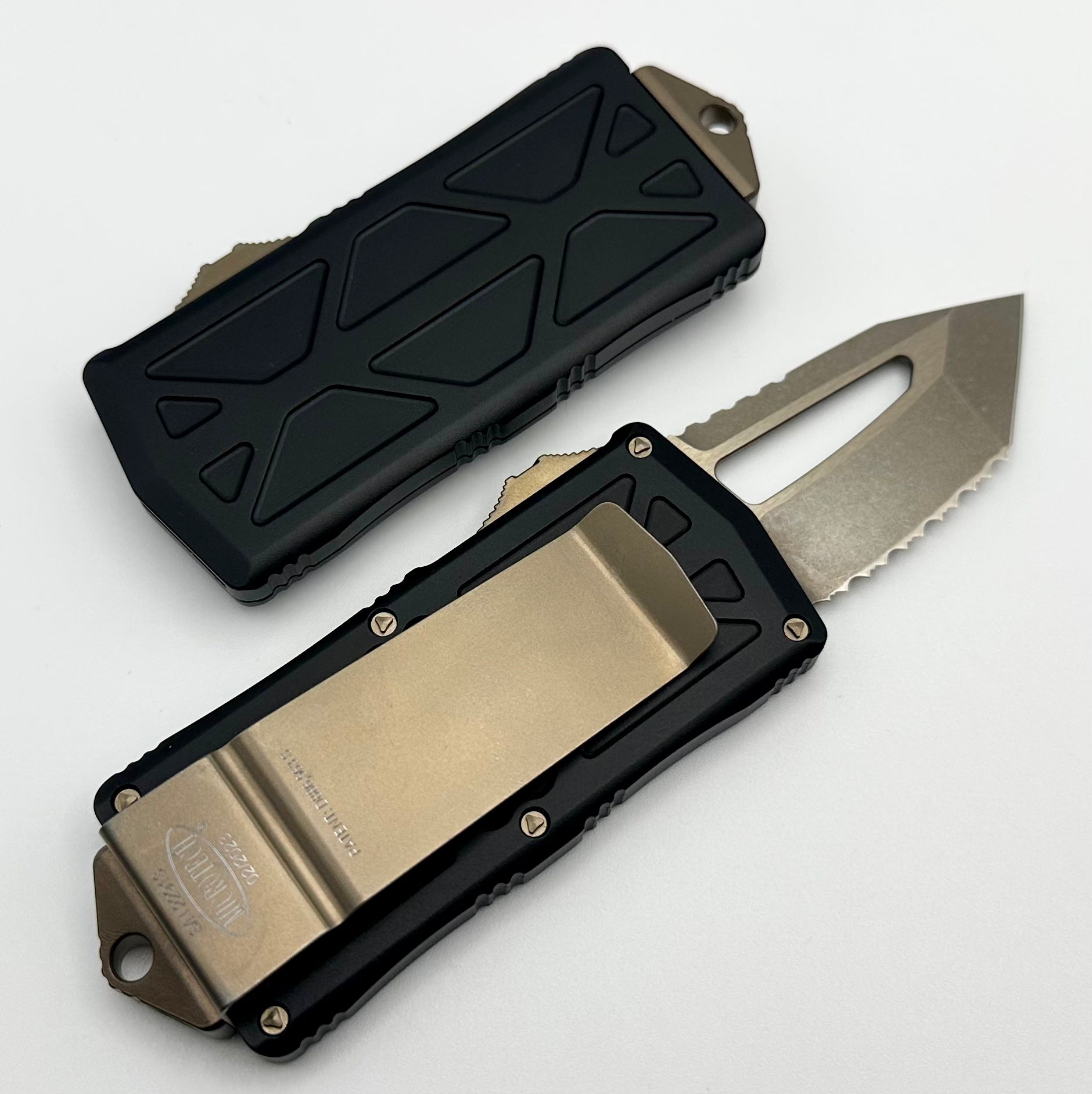 Premium Microtech Exocet Tanto Bronze Automatic Knife - Ultimate Daily Carry