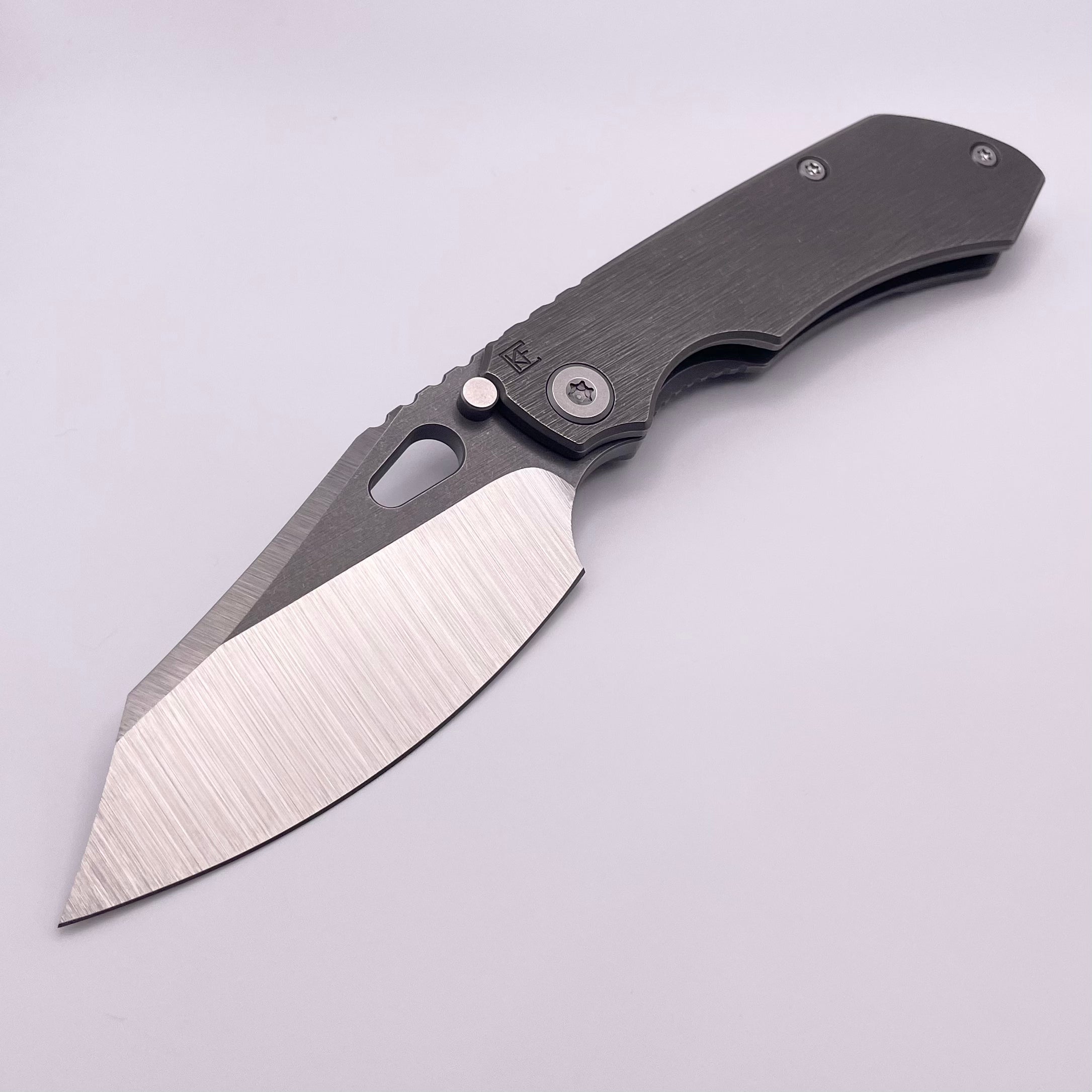 Premium Pre-Owned Custom Knife Factory Rotten Design Evo 4.0 - S90V Blade & Titanium Handles