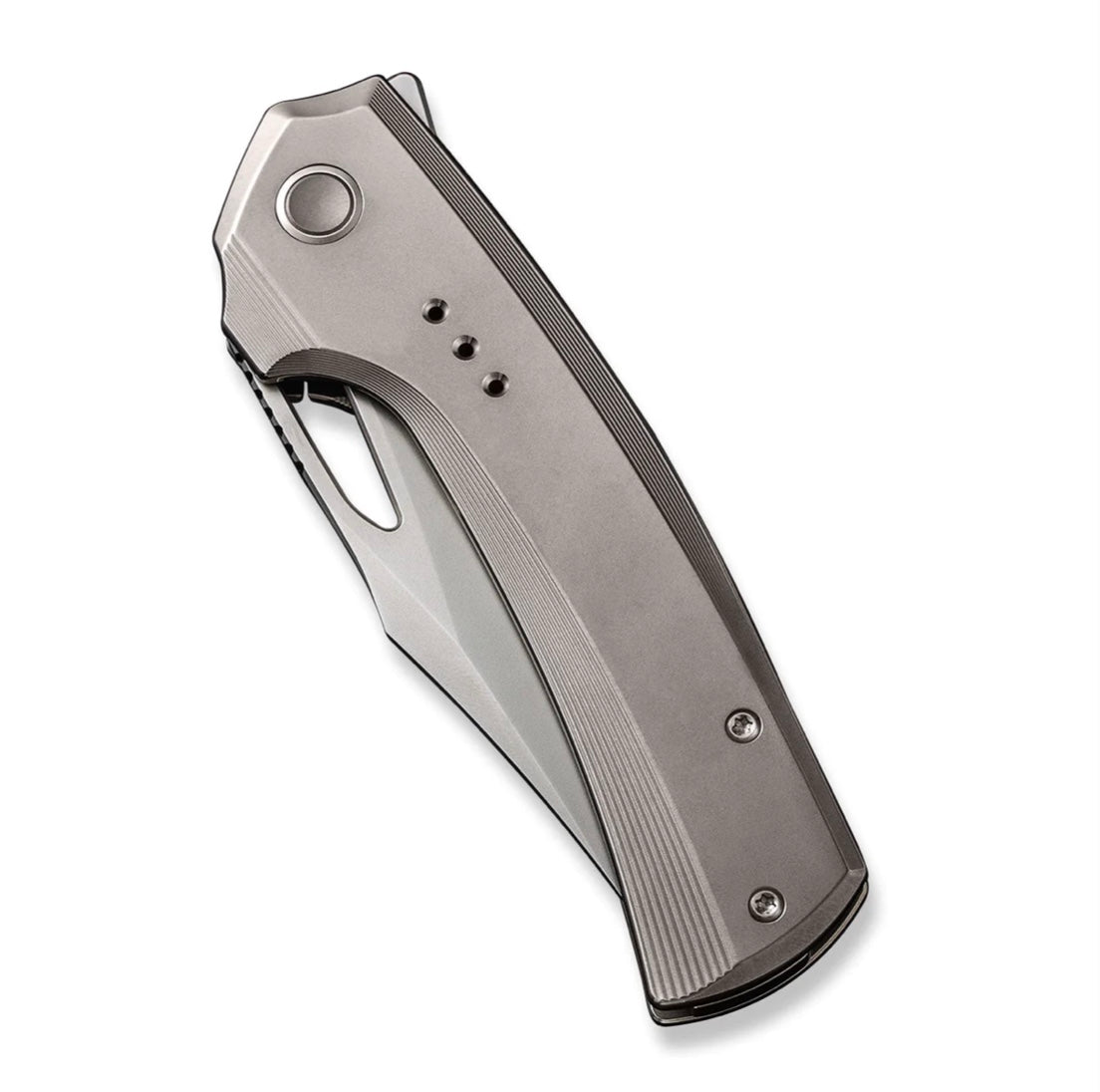 Premium WE Knife Nefaris: Polished Titanium & 20CV Blade - Limited Edition