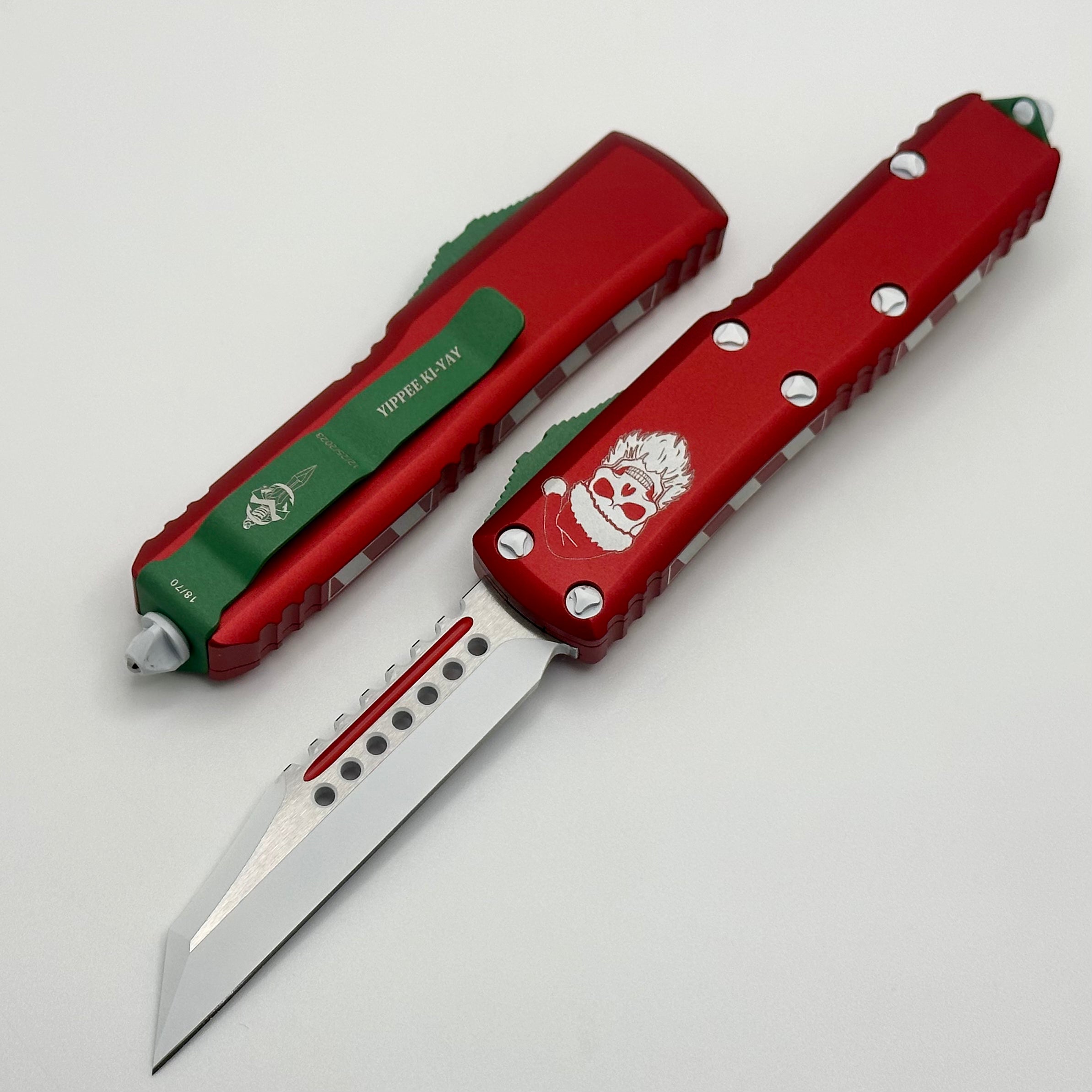 Microtech UTX-85 Warhound Christmas Special - Premium Signature Series EDC Knife