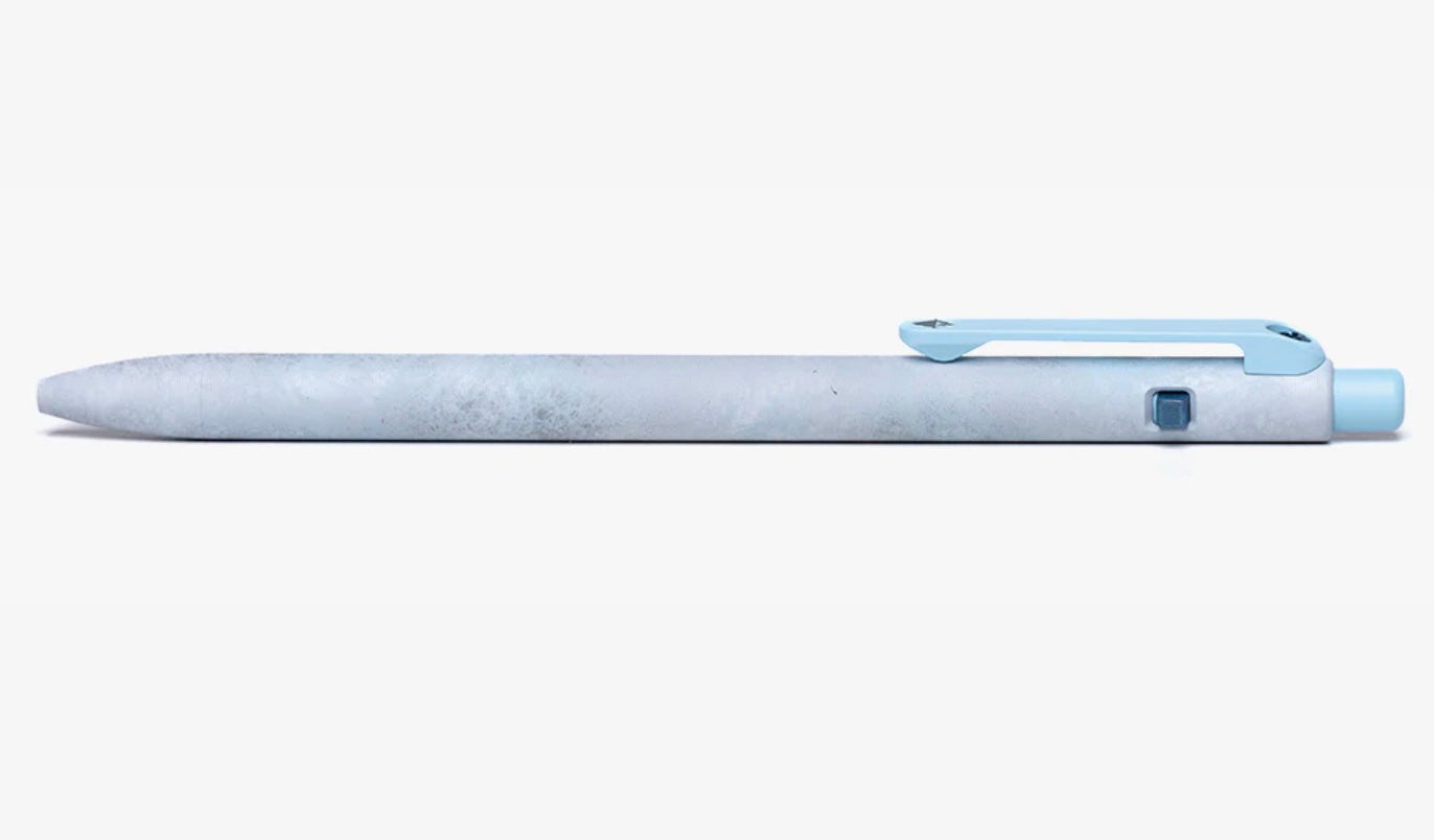 Tactile Turn Titanium Icefall Seasonal Release Slim Side Click Pen - Premium 5.8