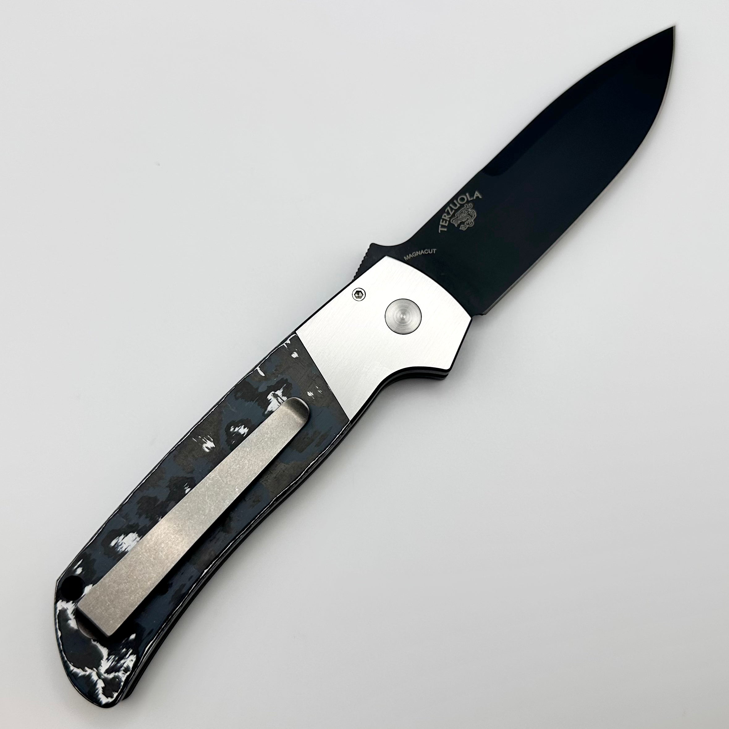 Pro-Tech ATCF 2 Tone Ultimate Tactical Knife - MagnaCut Steel & Carbon Fiber Handle