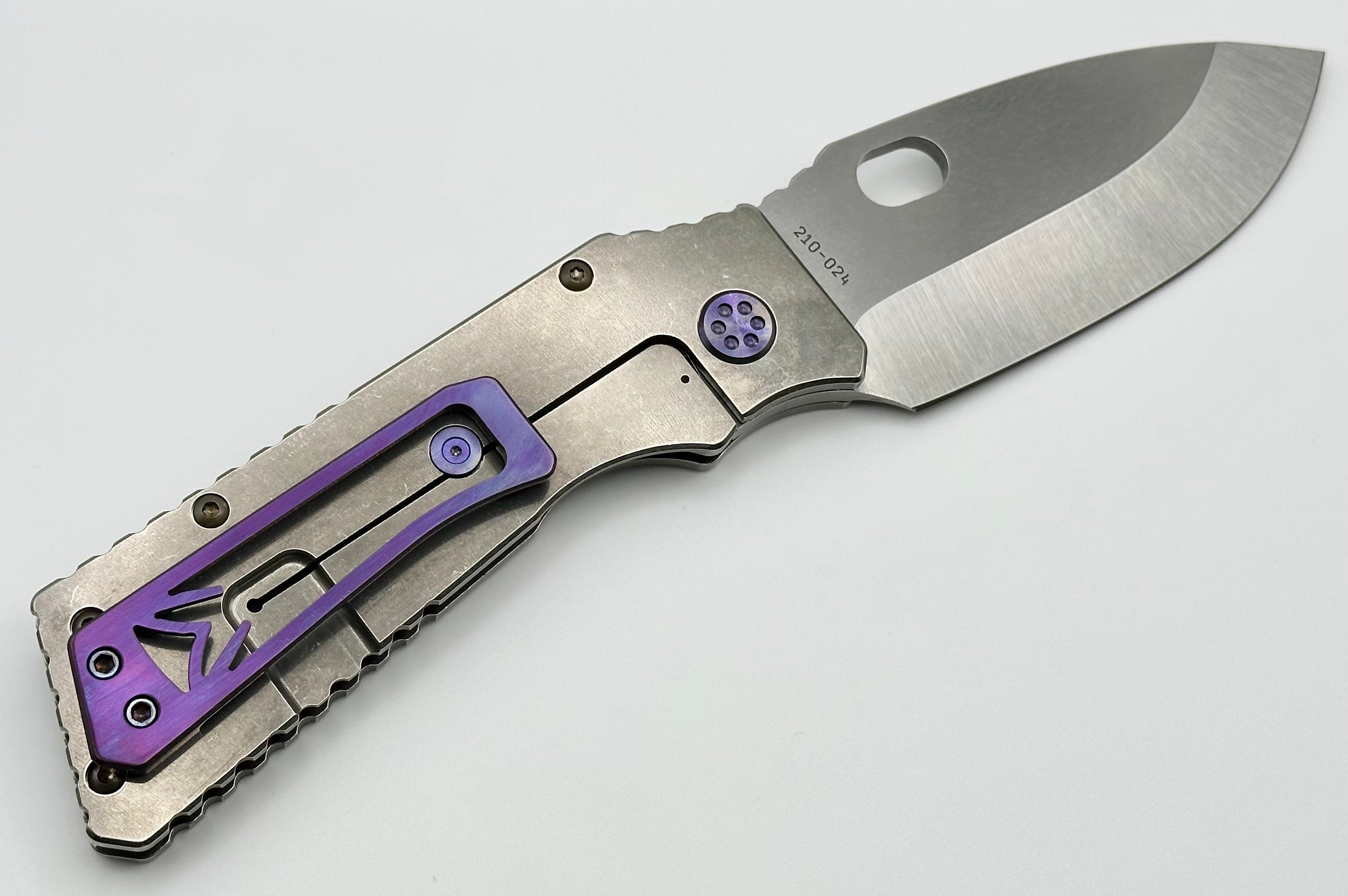 Medford TFF-1 Premium Tactical Folding Knife with Violet Accents