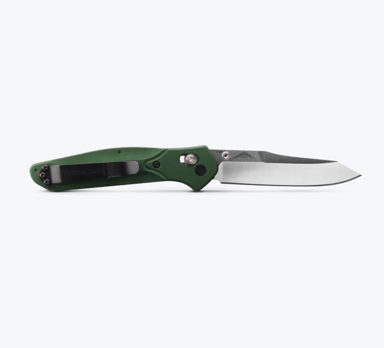 Benchmade Osborne 940 Premium EDC Knife - Green Aluminum & CPM-S30V Blade