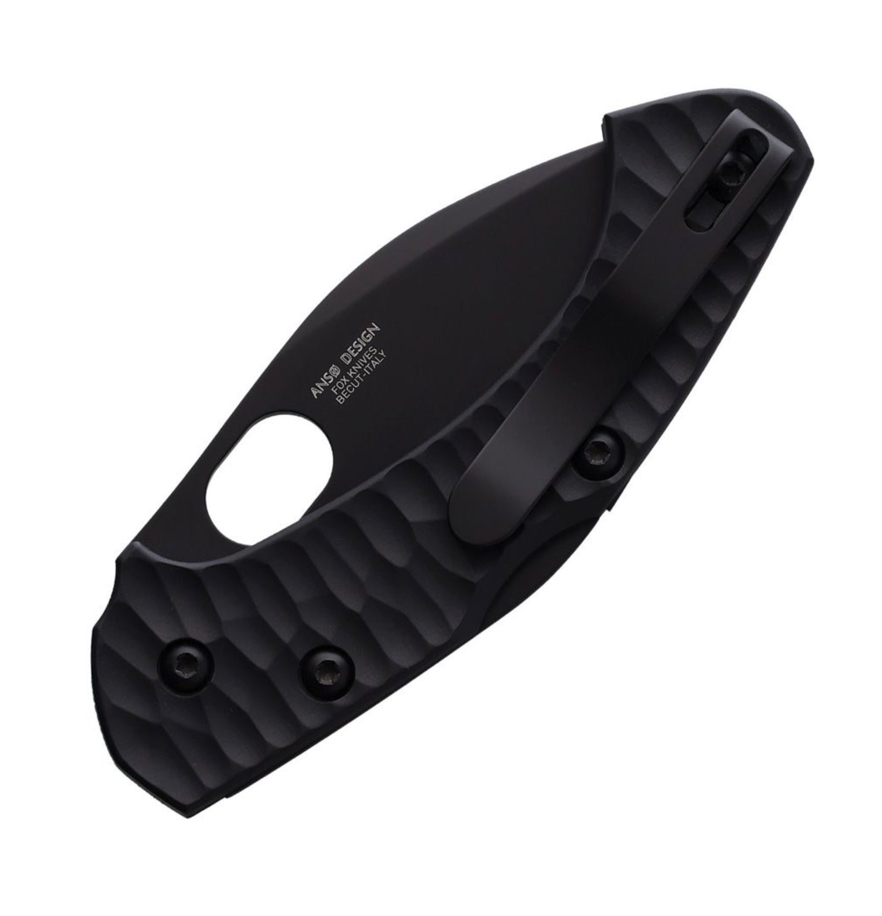 Fox Knives Zero 2.0 Ultimate EDC Pocket Knife - Black FRN Handle & Becut Blade