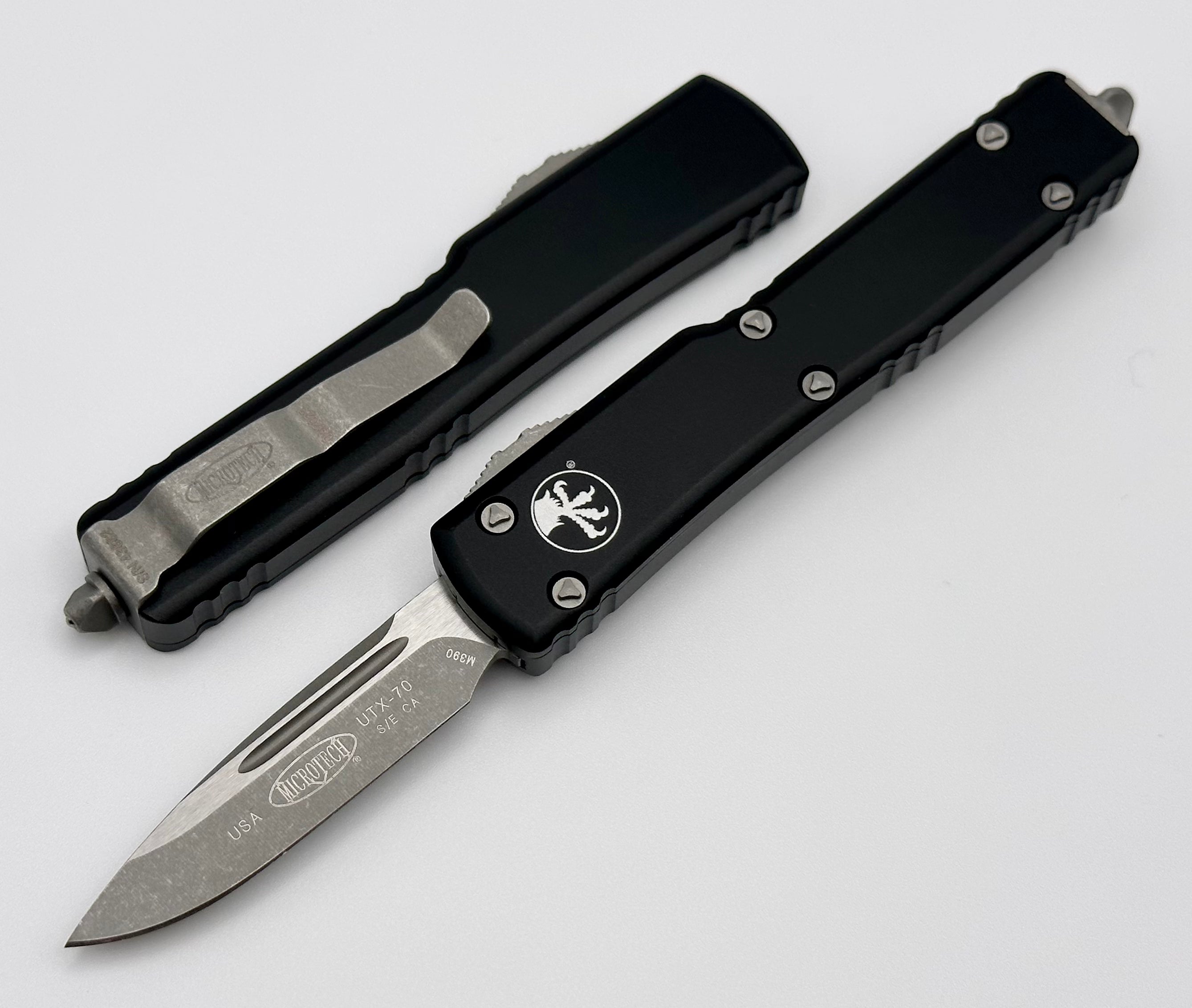 Microtech UTX-70 S/E Stonewash Standard Cali Legal EDC Knife