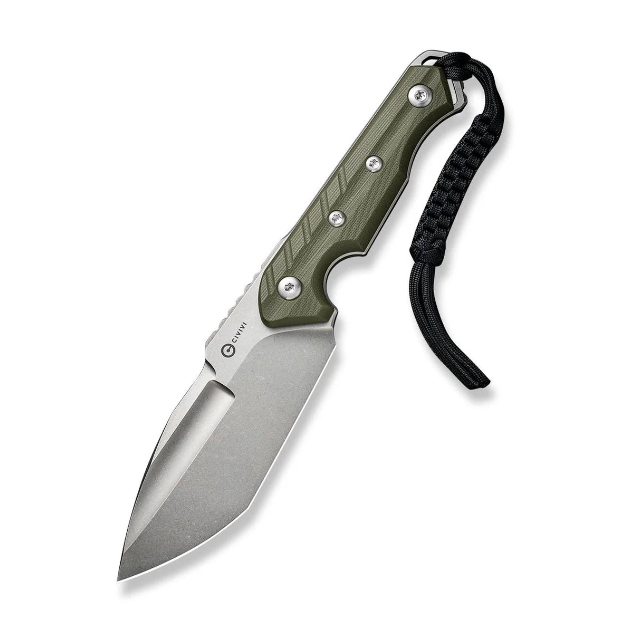 Civivi Maxwell Premium Fixed Blade Knife - OD Green G-10 & D2 Steel