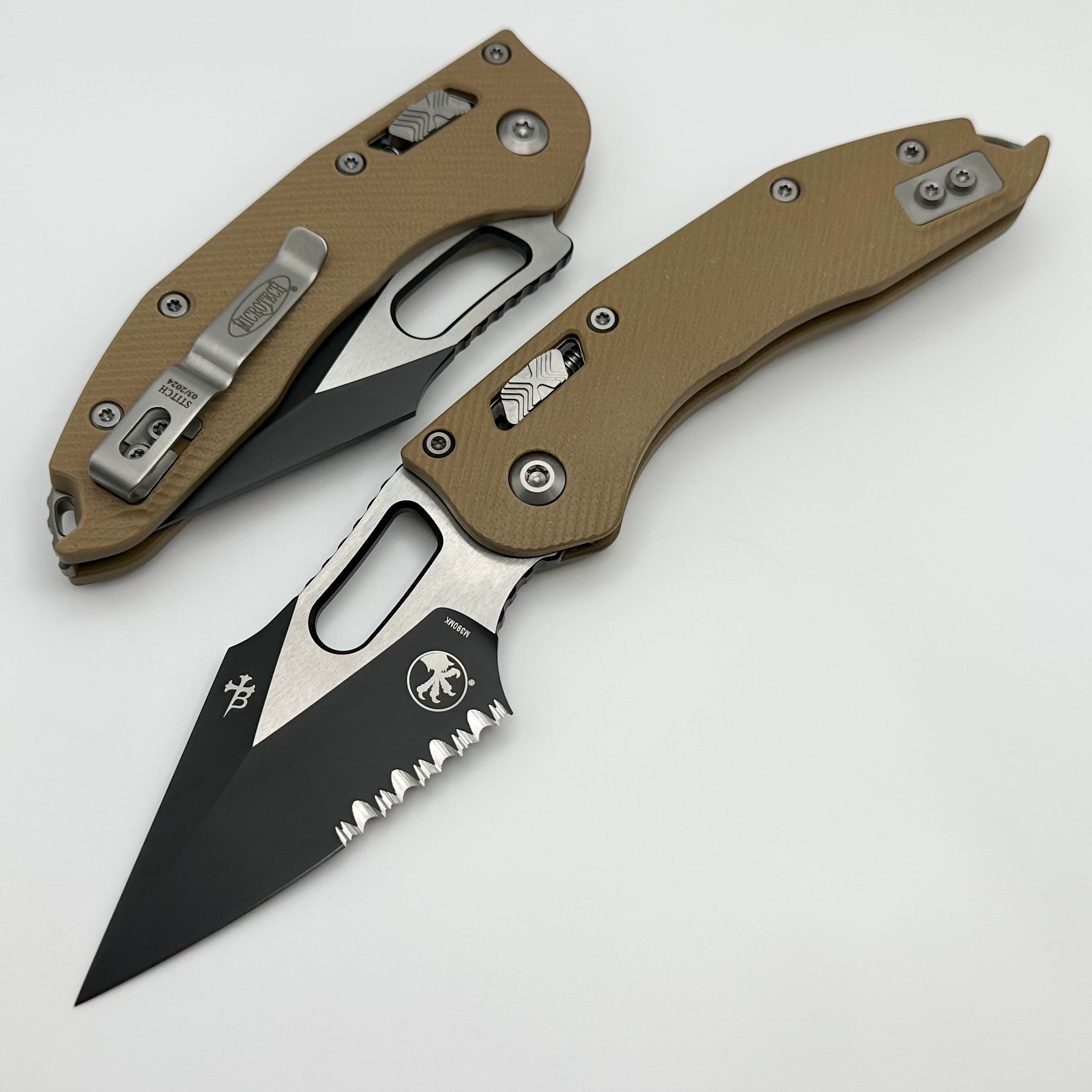 Premium Microtech Stitch RAM LOK Knife - Ultimate Tactical G-10 Handle & M390MK Blade