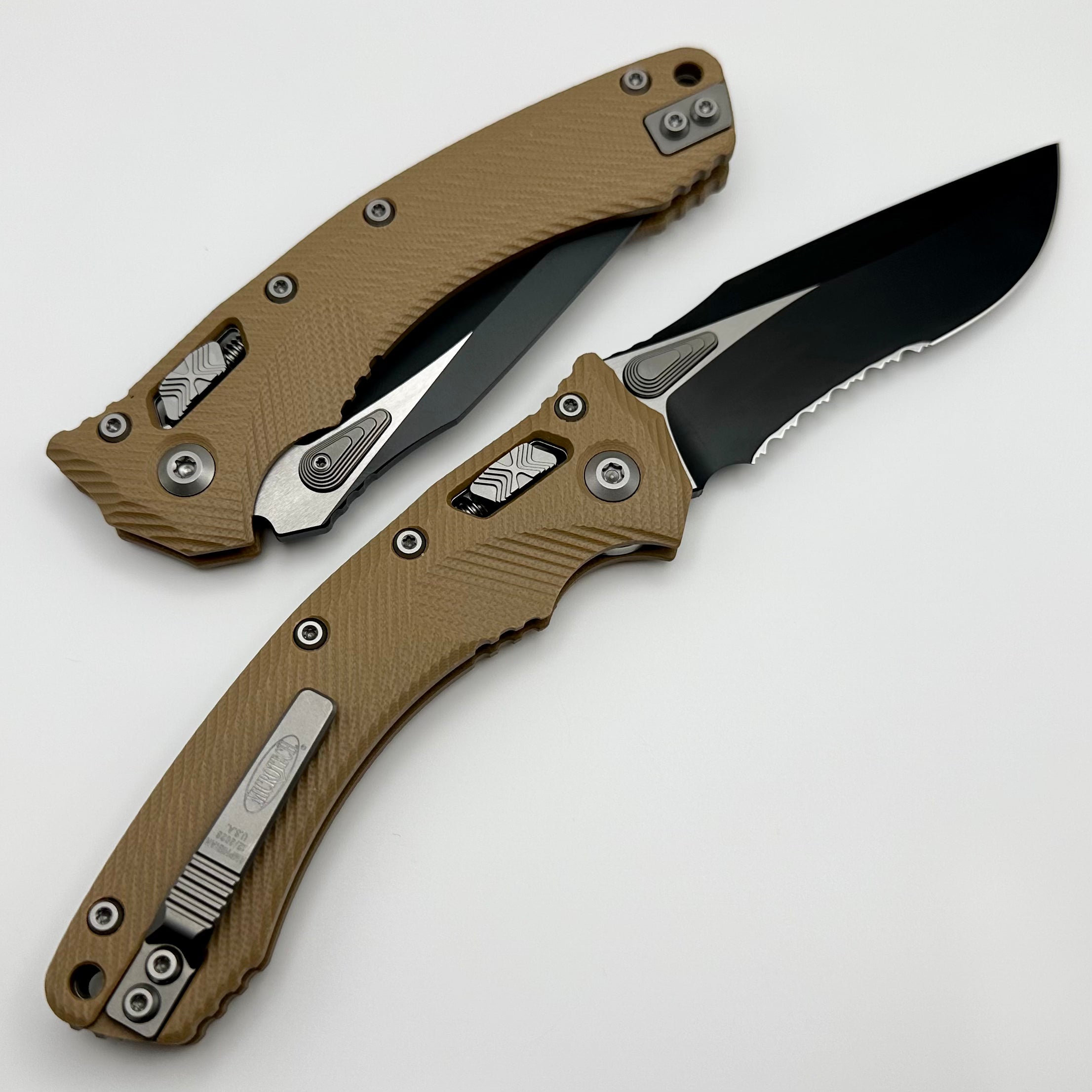 Microtech Amphibian RAM LOK Tactical Knife - Premium G-10 & M390MK Blade