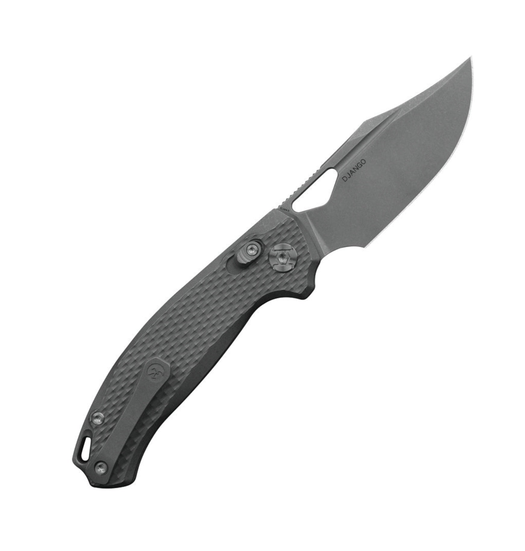 Kunwu Knives Django Premium Titanium & Elmax Folding Knife