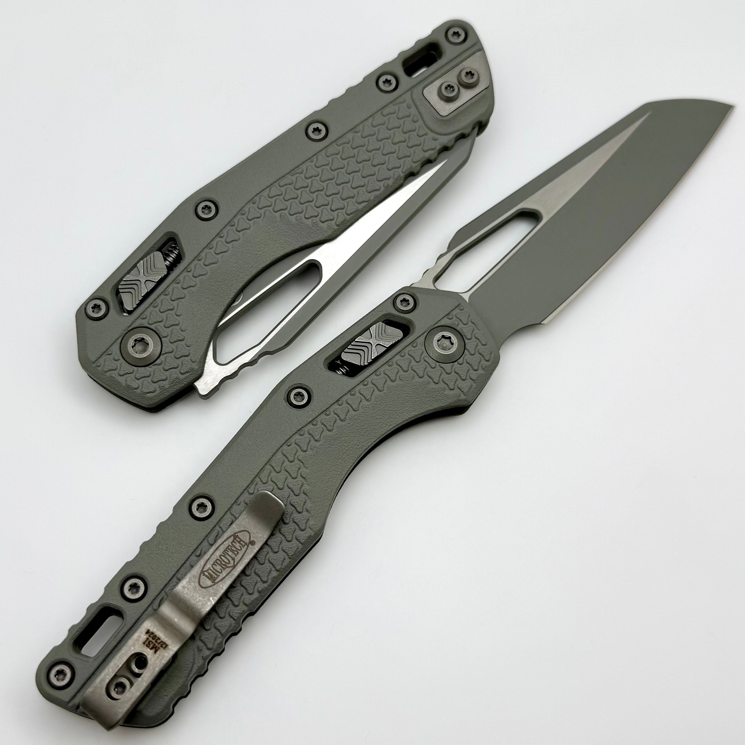 Microtech MSI RAM LOK Premium Folding Knife - Bull Shark Gray Cerakote