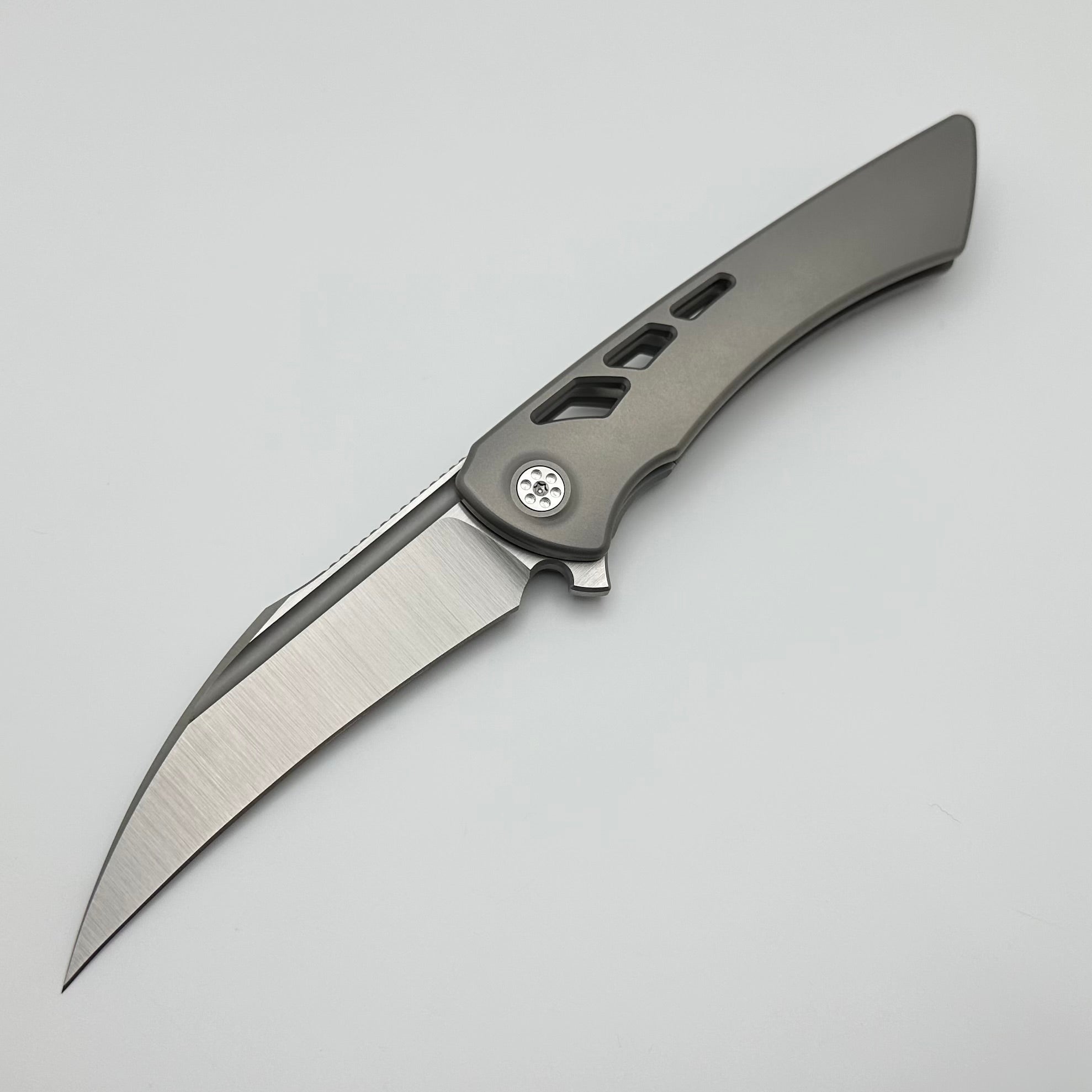 SharpByDesign Derecho Aspirated Titanium & M390 Folding Knife - Premium Pre-Owned