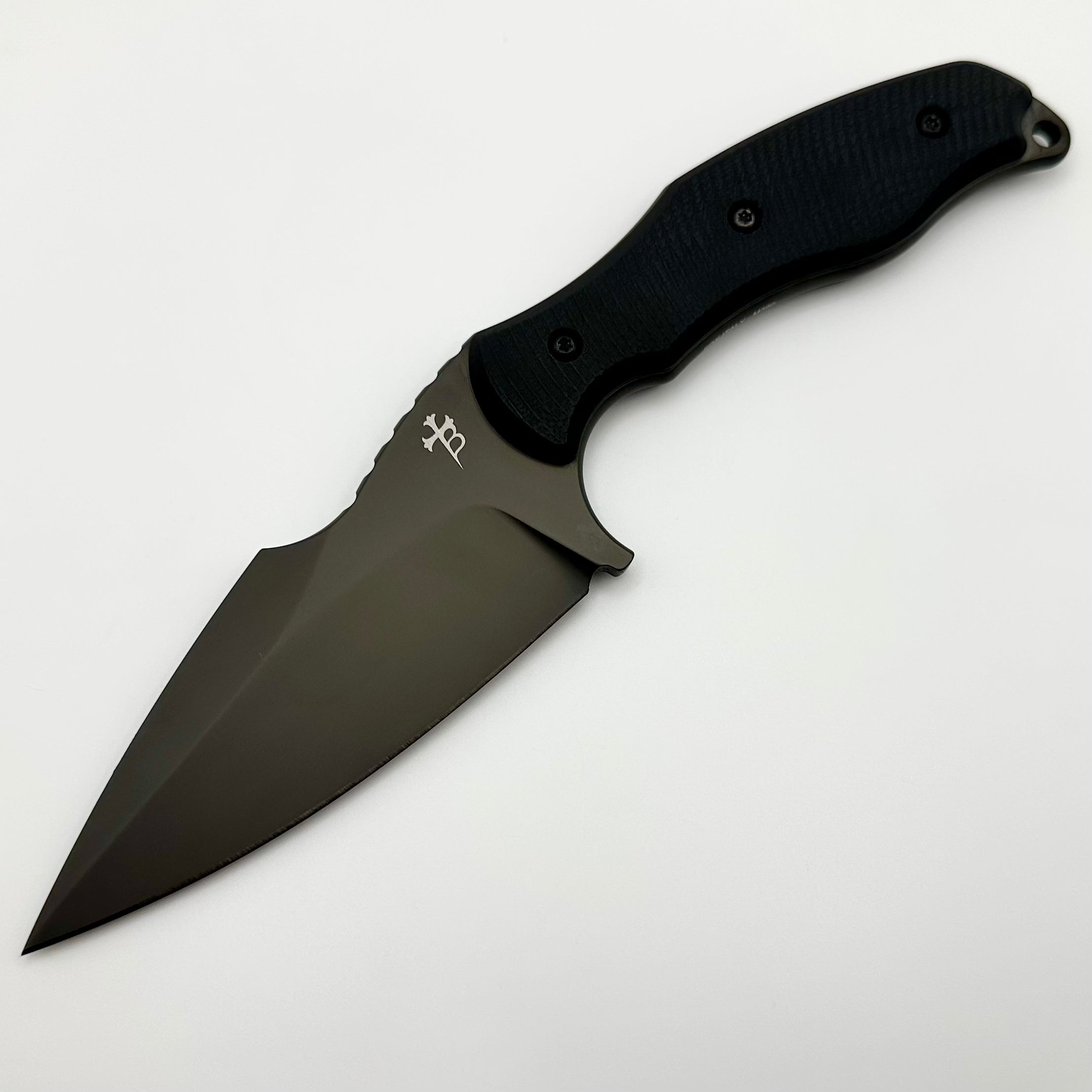 Borka Blades SB1 Premium Fixed Blade Knife - PVD M390 & Black G-10