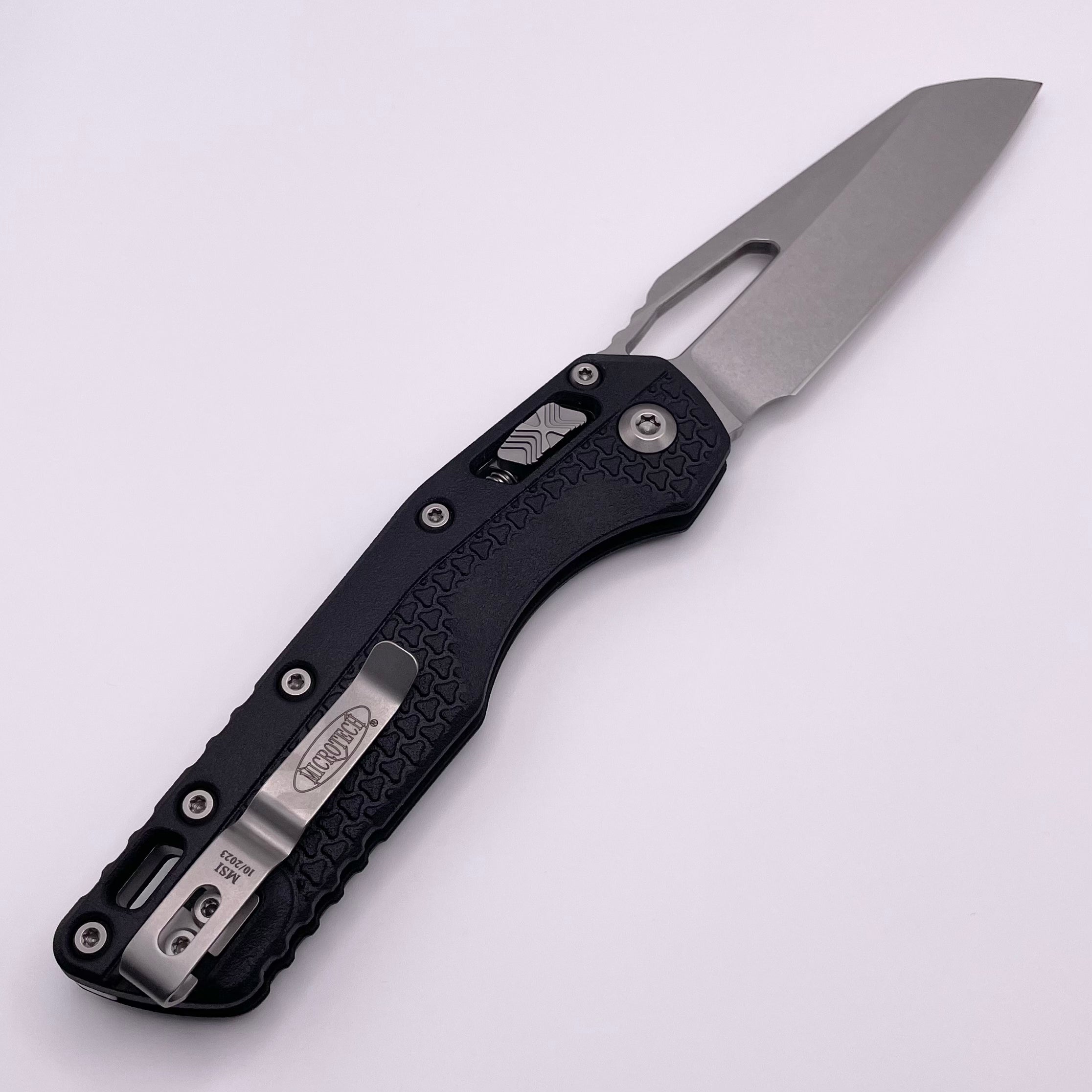 Premium Pre-owned Microtech MSI RAM LOK Knife - Black Polymer & M390MK Steel